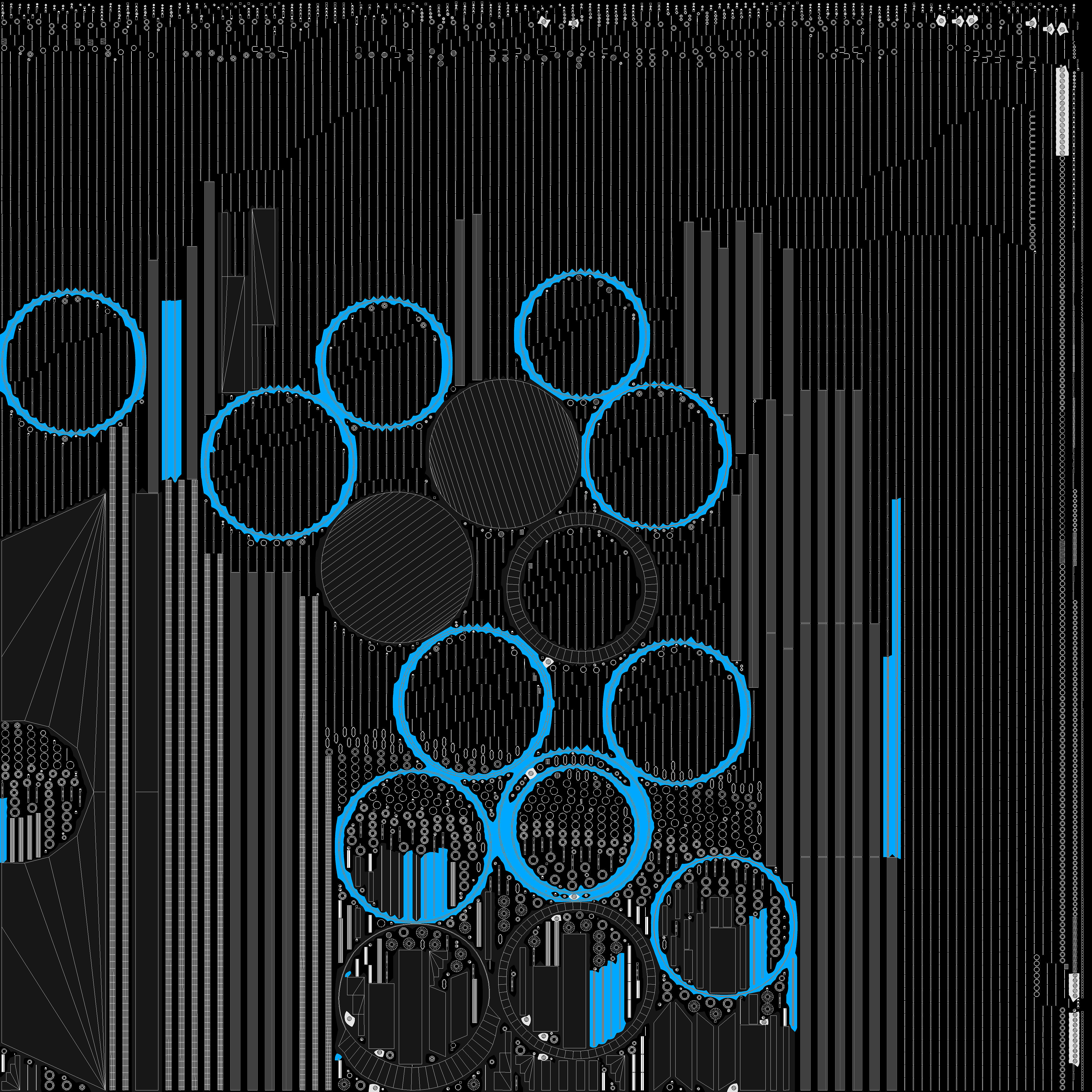 Event Stage Low-poly 3D model_11