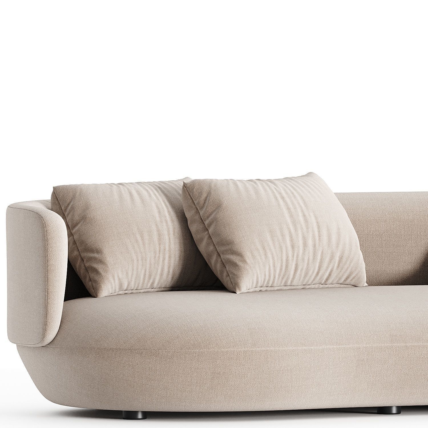 BAIXO 3 seater sofa By WENTZ 3d model  3D model_4