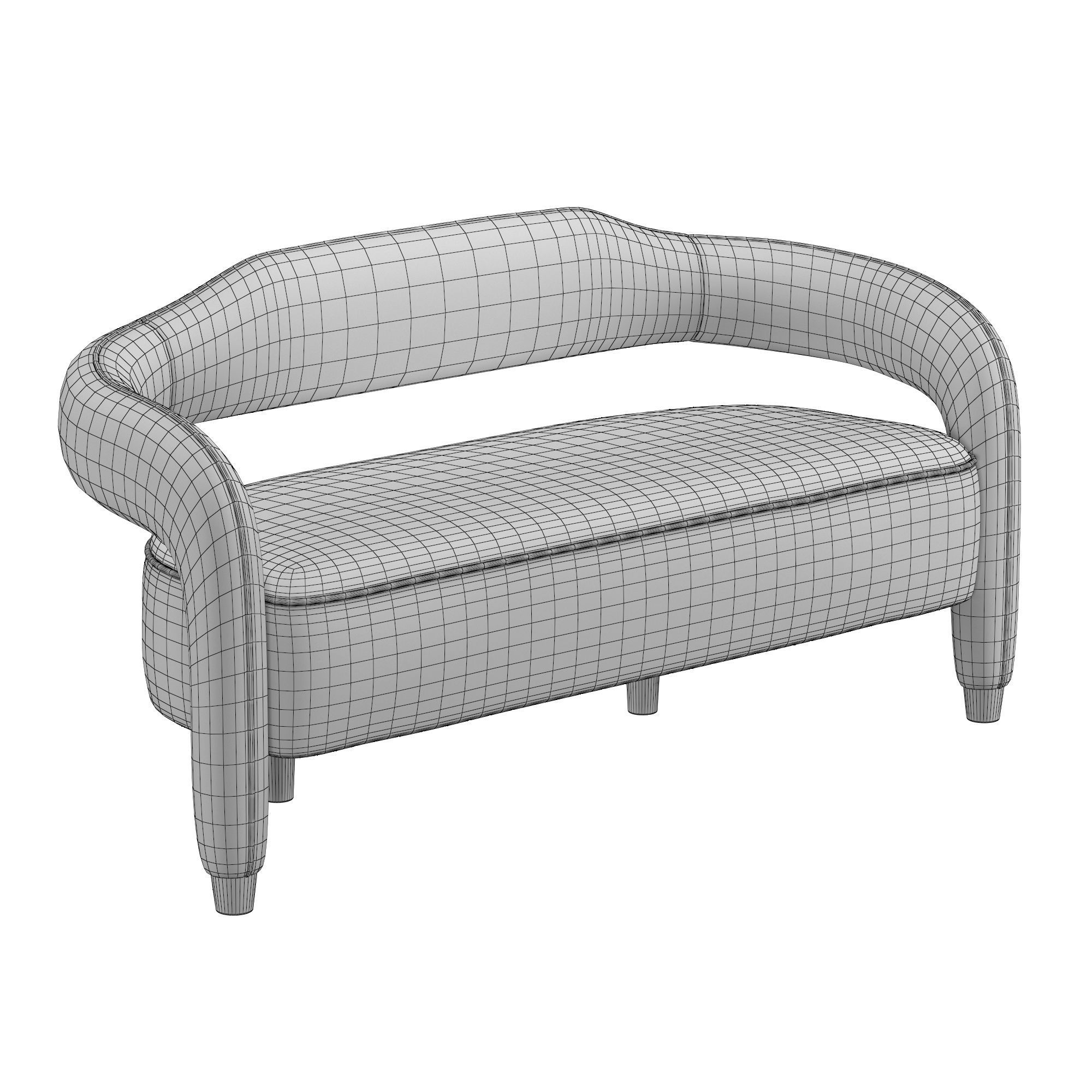 INVICTA BANQUETTE SOFA 3D model_6