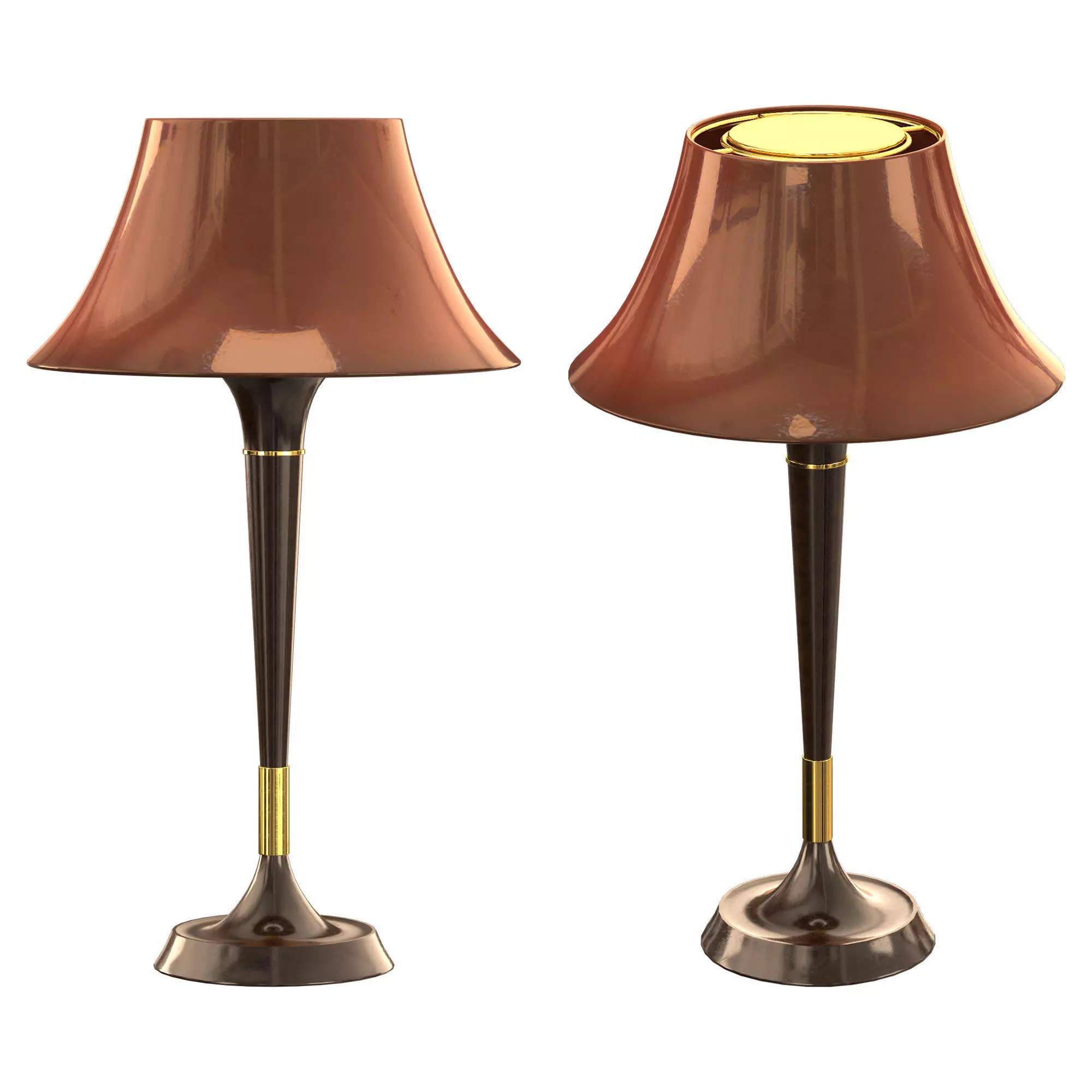 Bourse Table Light 3D model_0