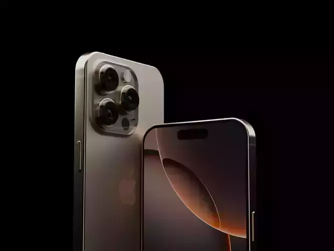 Apple iPhone 16 Pro 3D model