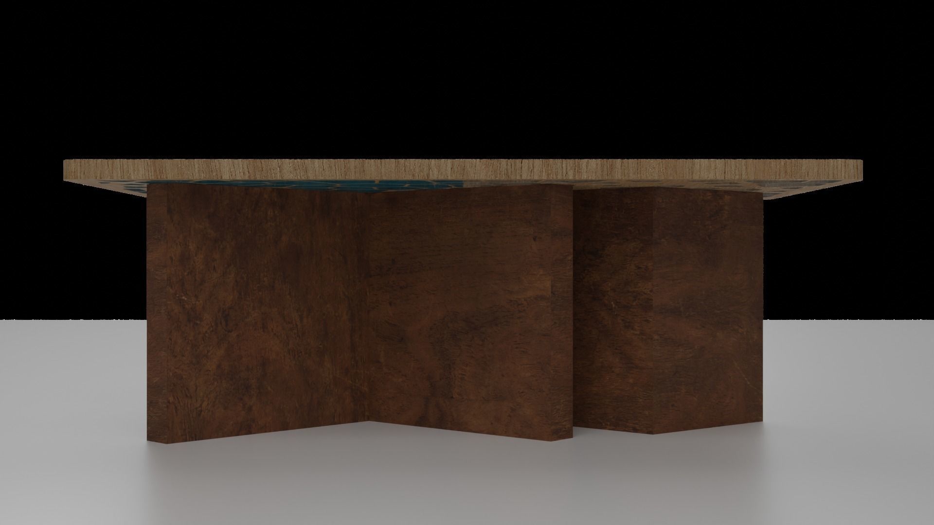 Organic Pattern Three Dining tables 3D model_32