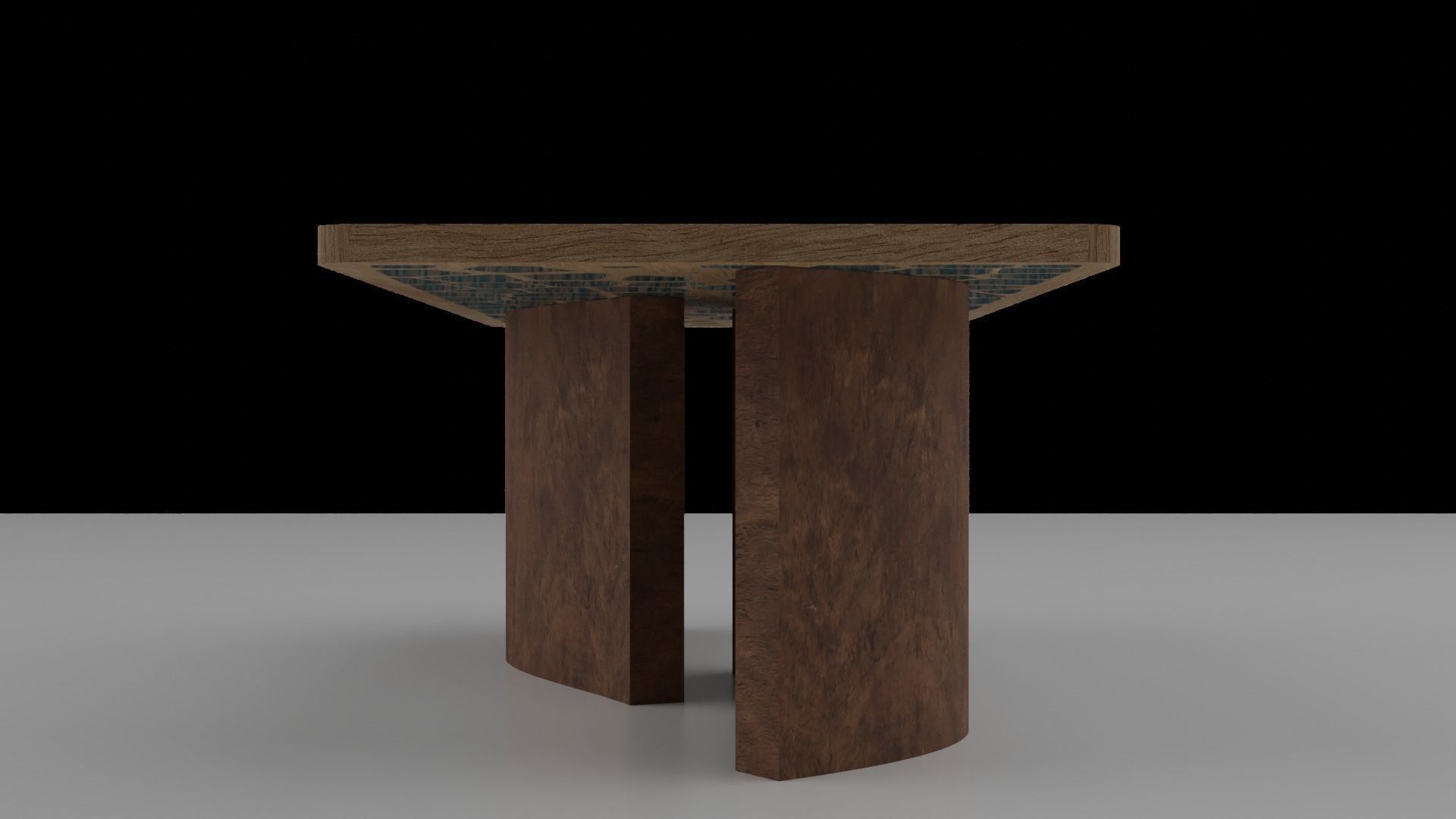 Organic Pattern Three Dining tables 3D model_22