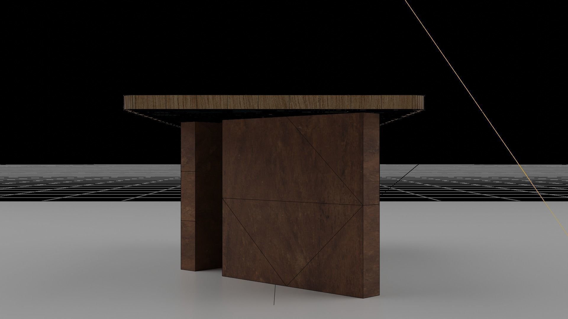 Organic Pattern Three Dining tables 3D model_35