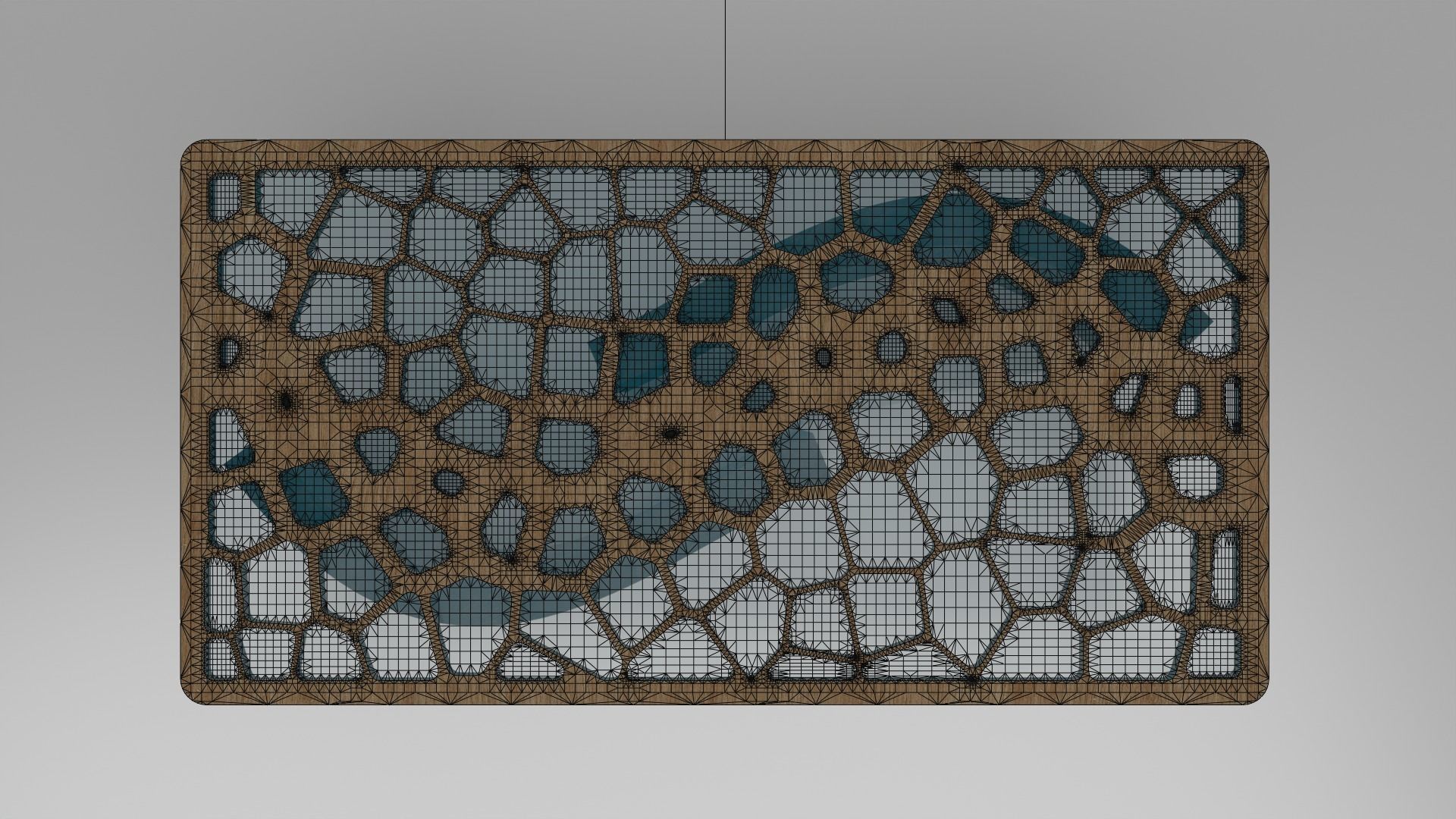 Organic Pattern Three Dining tables 3D model_15