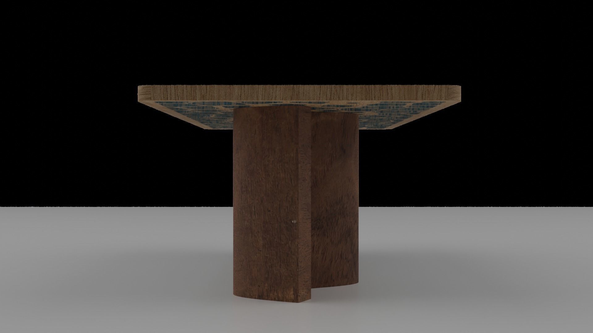 Organic Pattern Three Dining tables 3D model_46