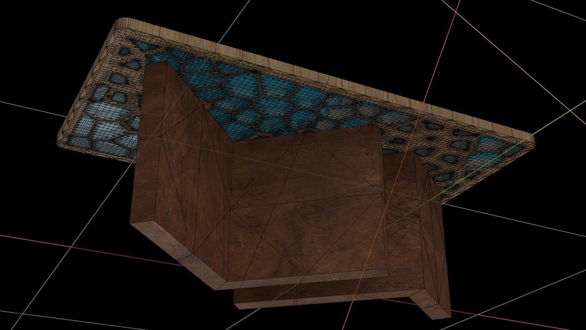 Organic Pattern Three Dining tables 3D model_29