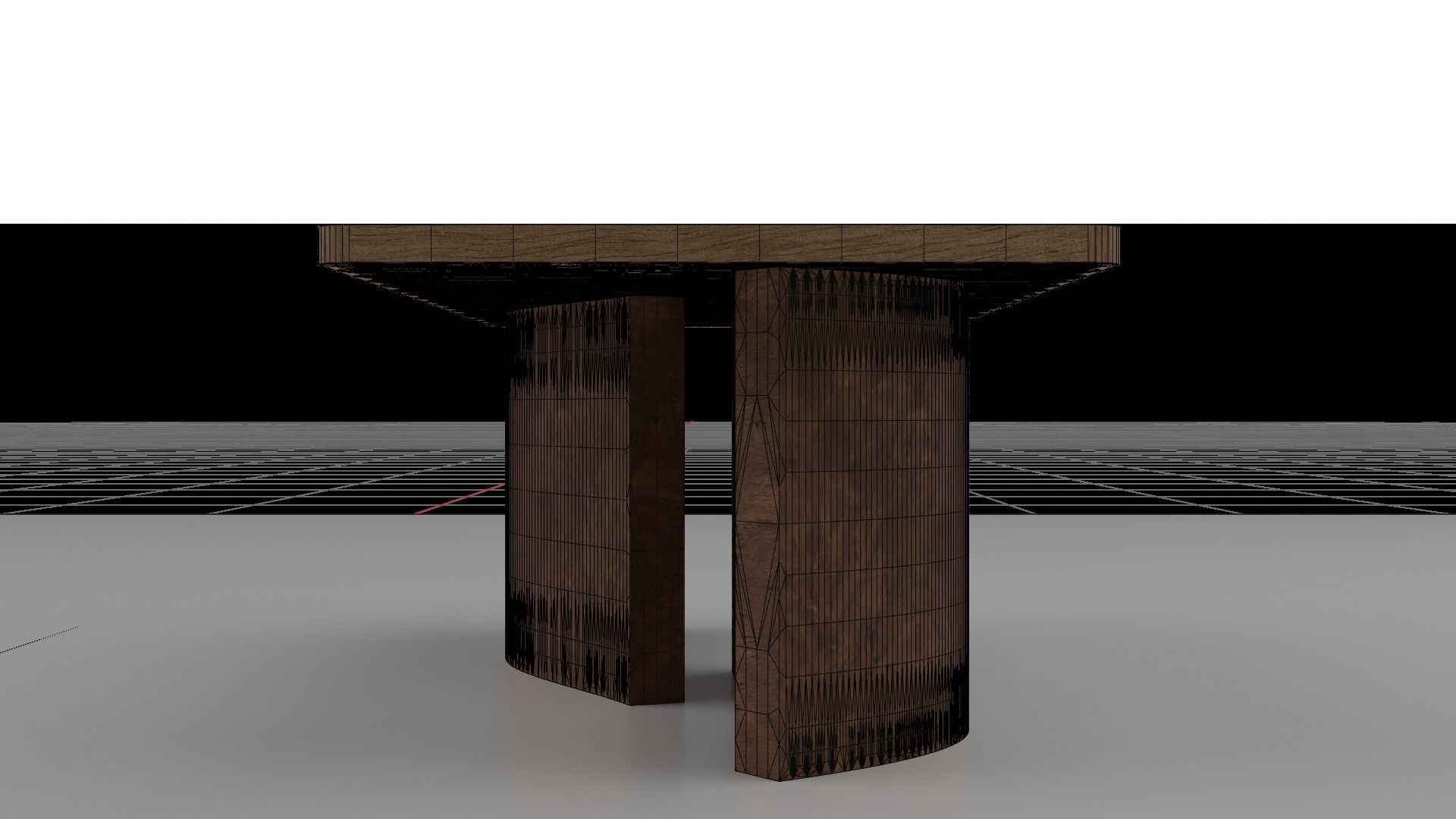 Organic Pattern Three Dining tables 3D model_23