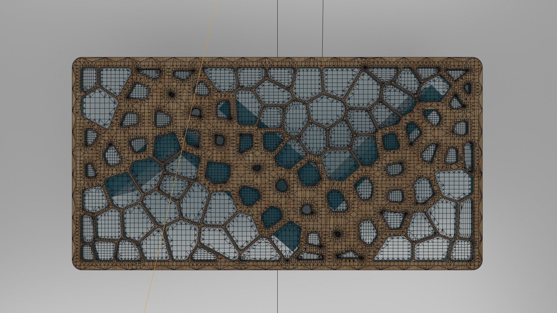 Organic Pattern Three Dining tables 3D model_27