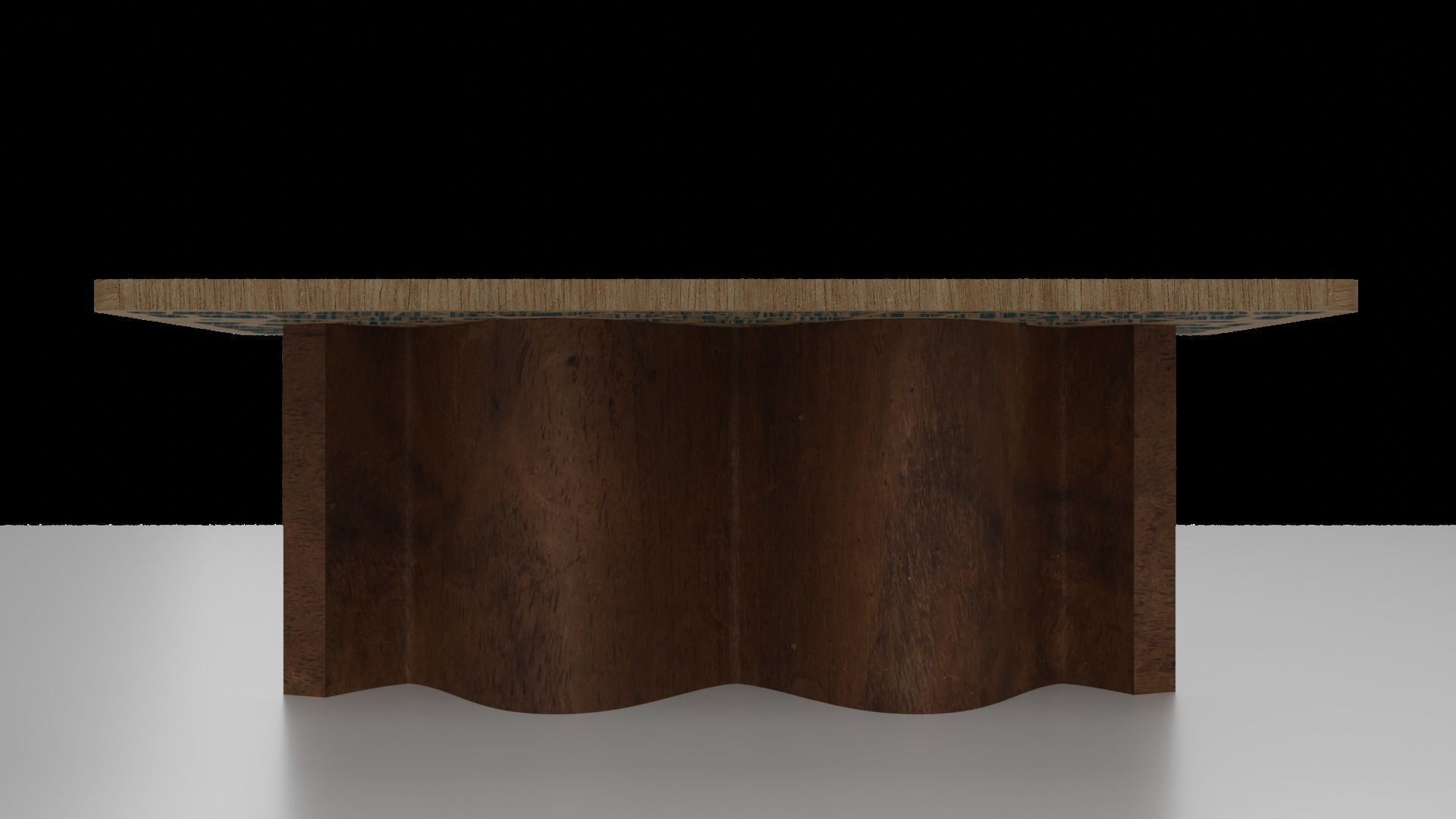 Organic Pattern Three Dining tables 3D model_44