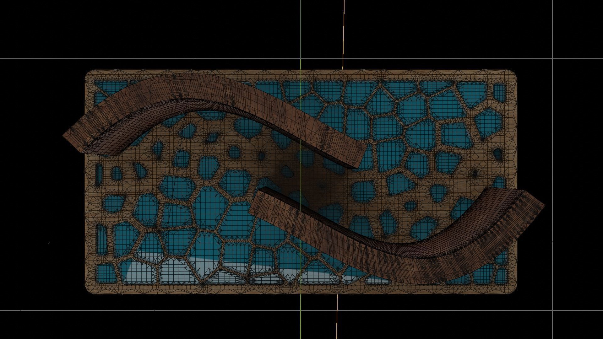 Organic Pattern Three Dining tables 3D model_19