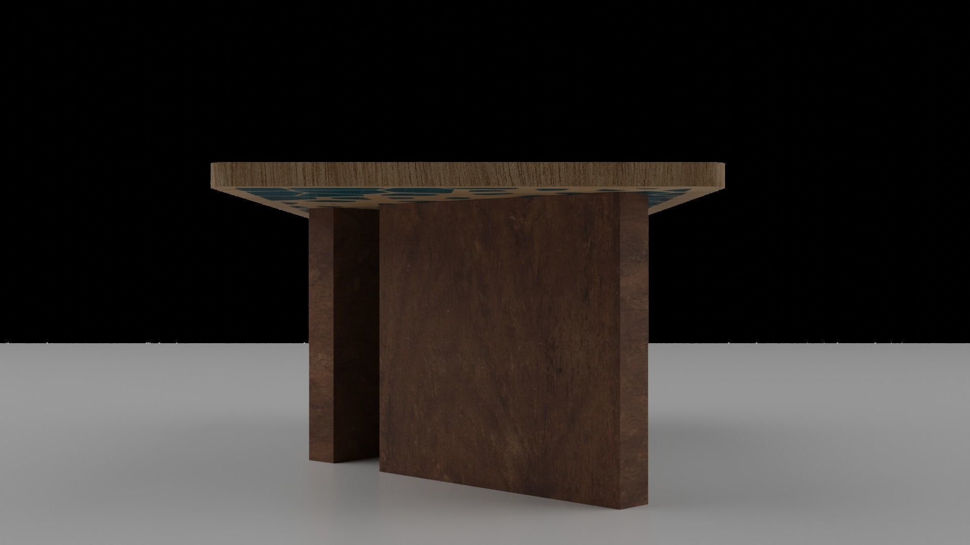 Organic Pattern Three Dining tables 3D model_34