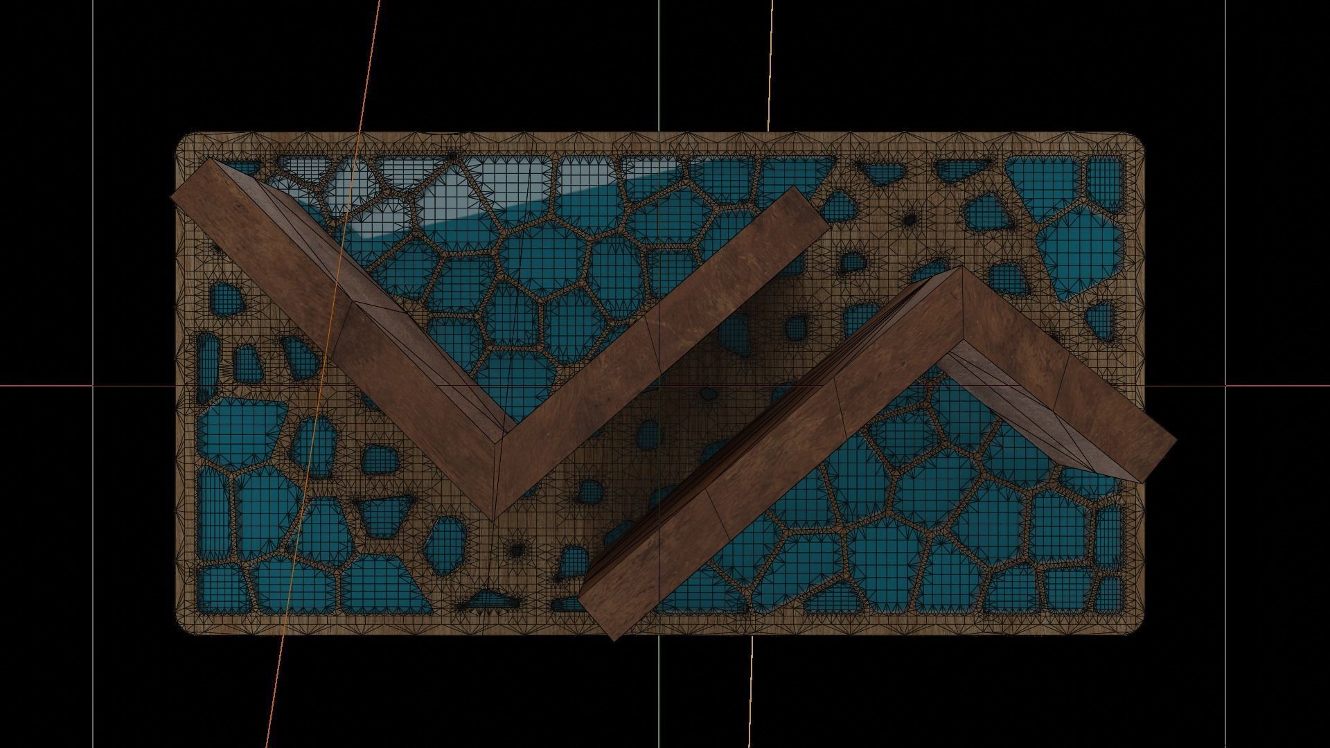 Organic Pattern Three Dining tables 3D model_31