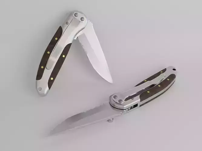 Small Pocket Knife Free 3D model
