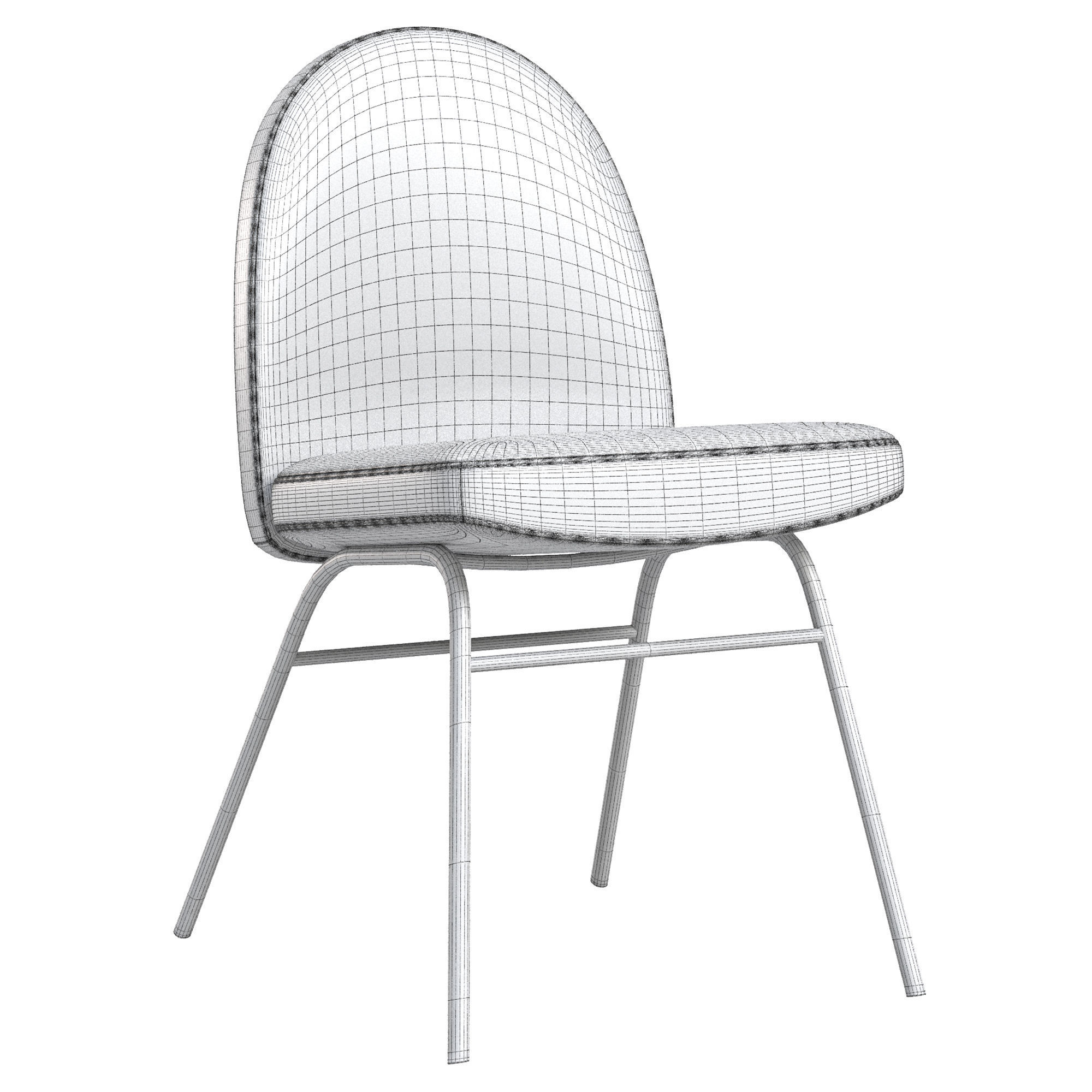 LOUISE CHAIR 3D model_3