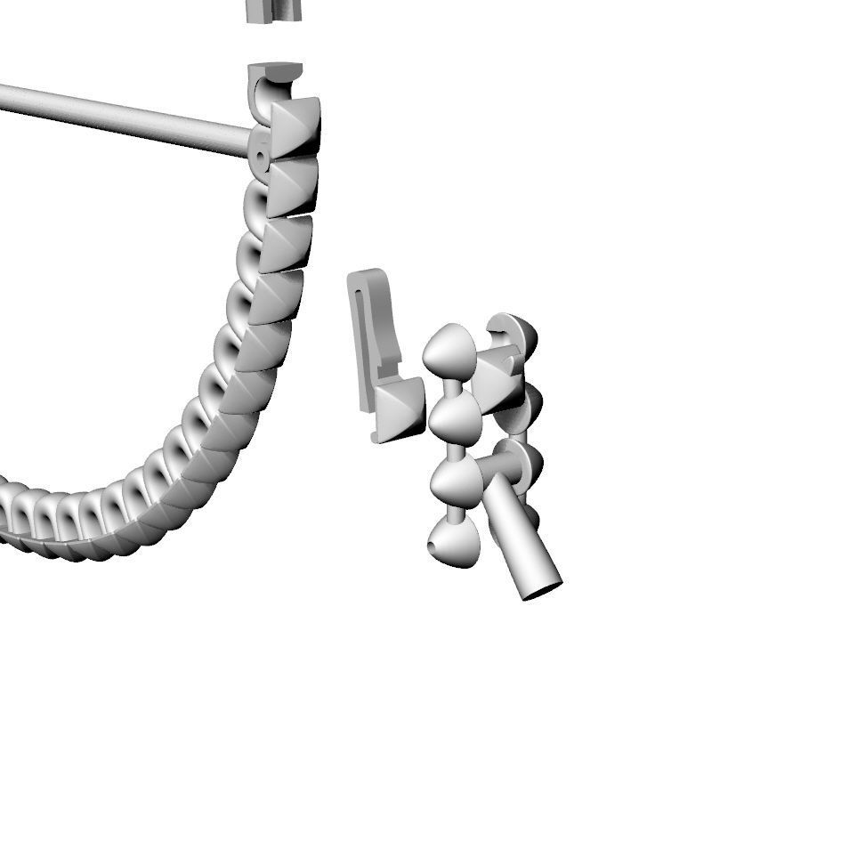 CLASH BRACELET SMALL MODEL 3D print model_3