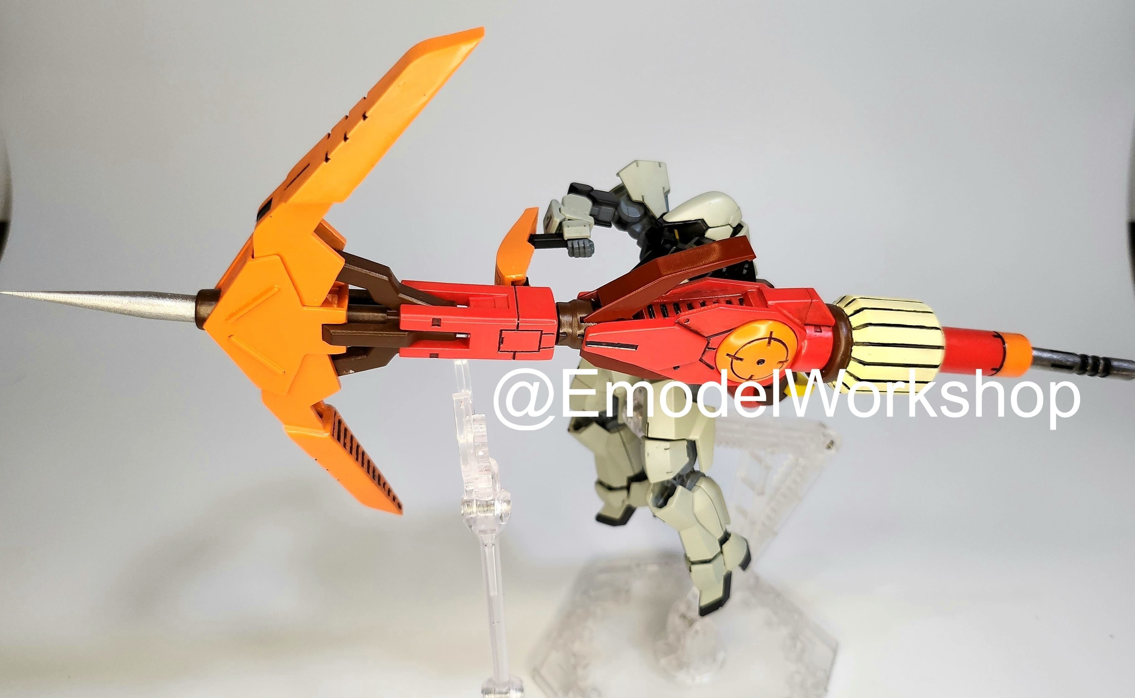 Dainsleif weapon from Gundam IBO for Graze or others HG kit 3D print model_21