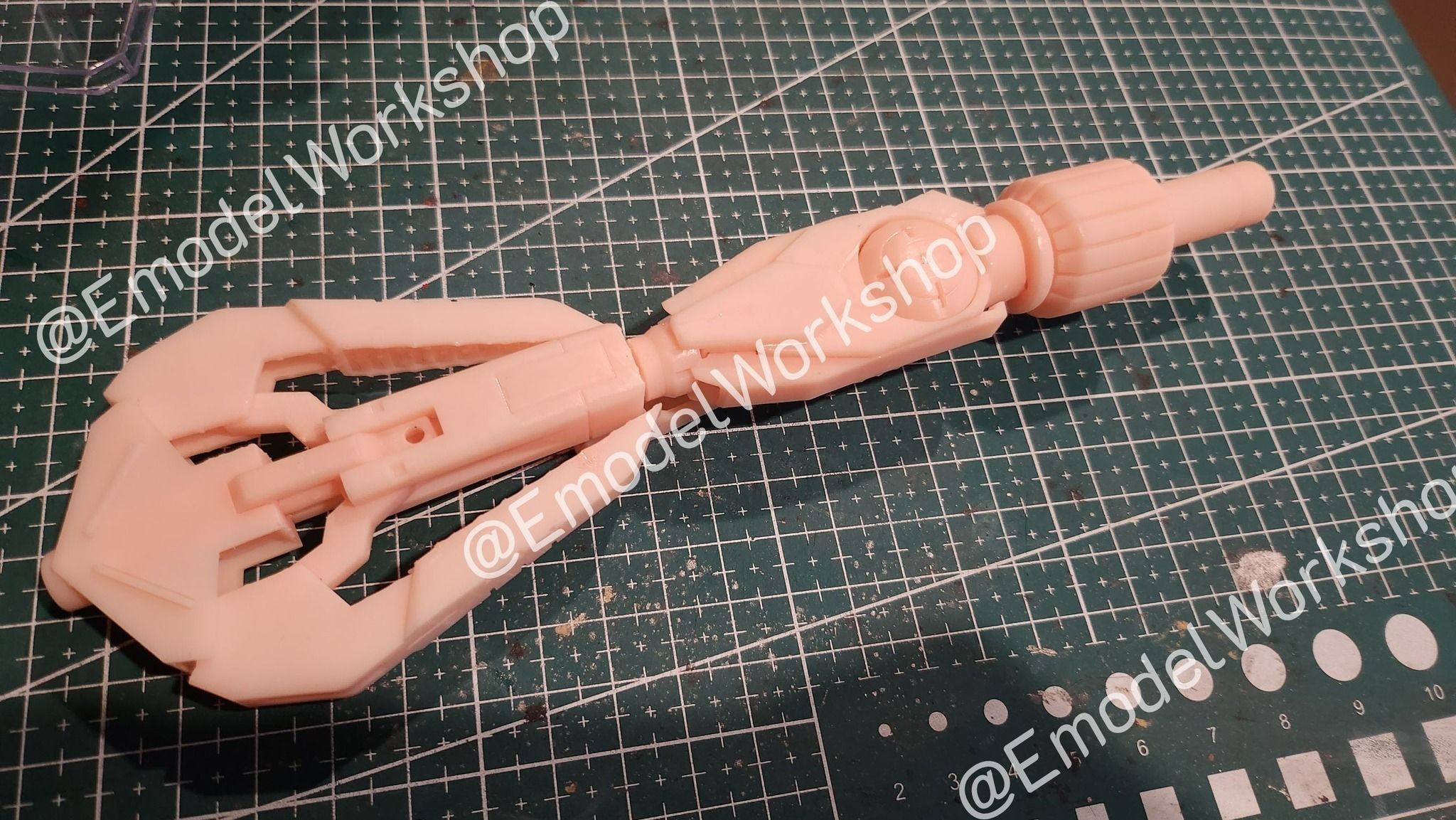 Dainsleif weapon from Gundam IBO for Graze or others HG kit 3D print model_33