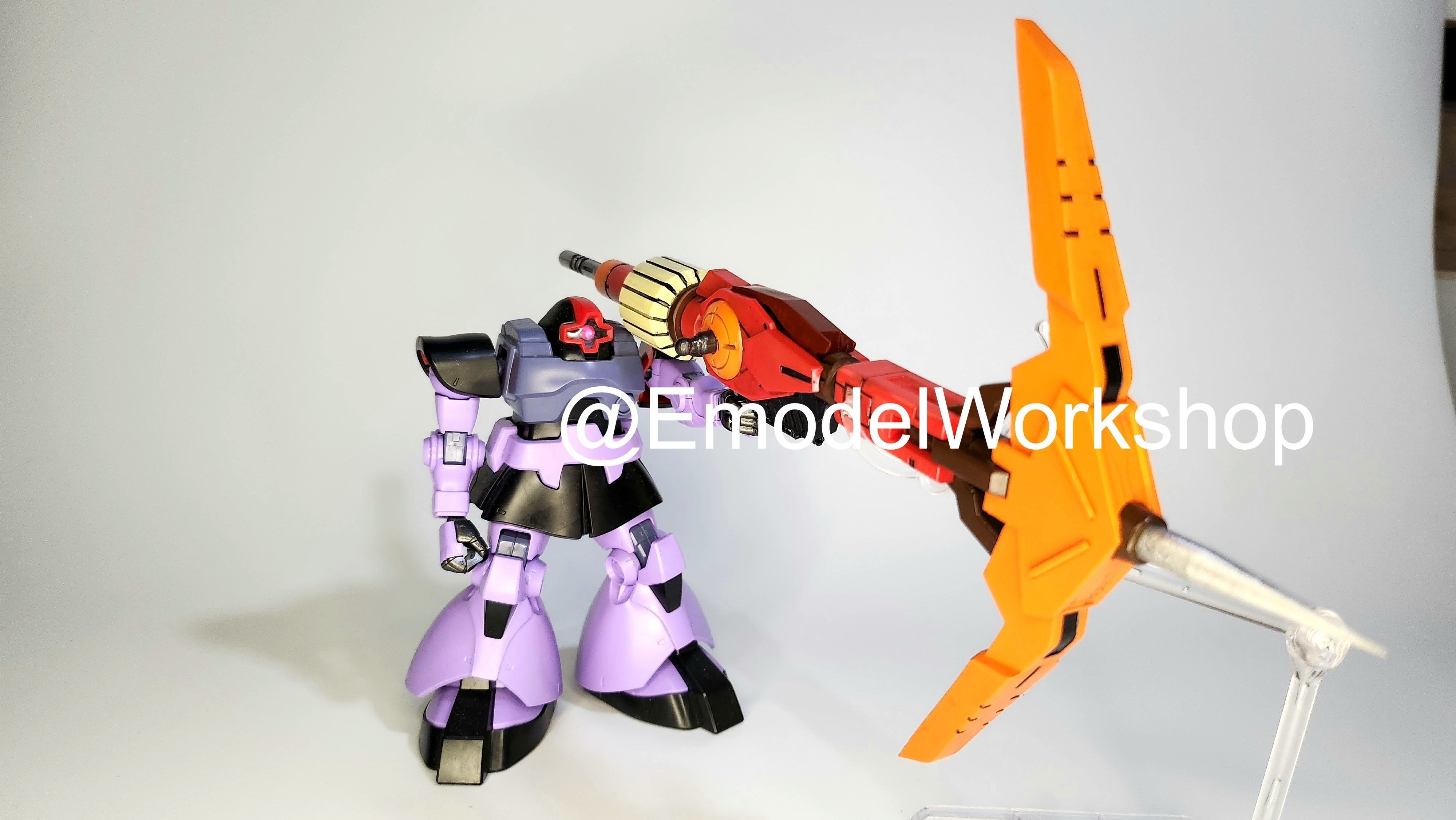 Dainsleif weapon from Gundam IBO for Graze or others HG kit 3D print model_45