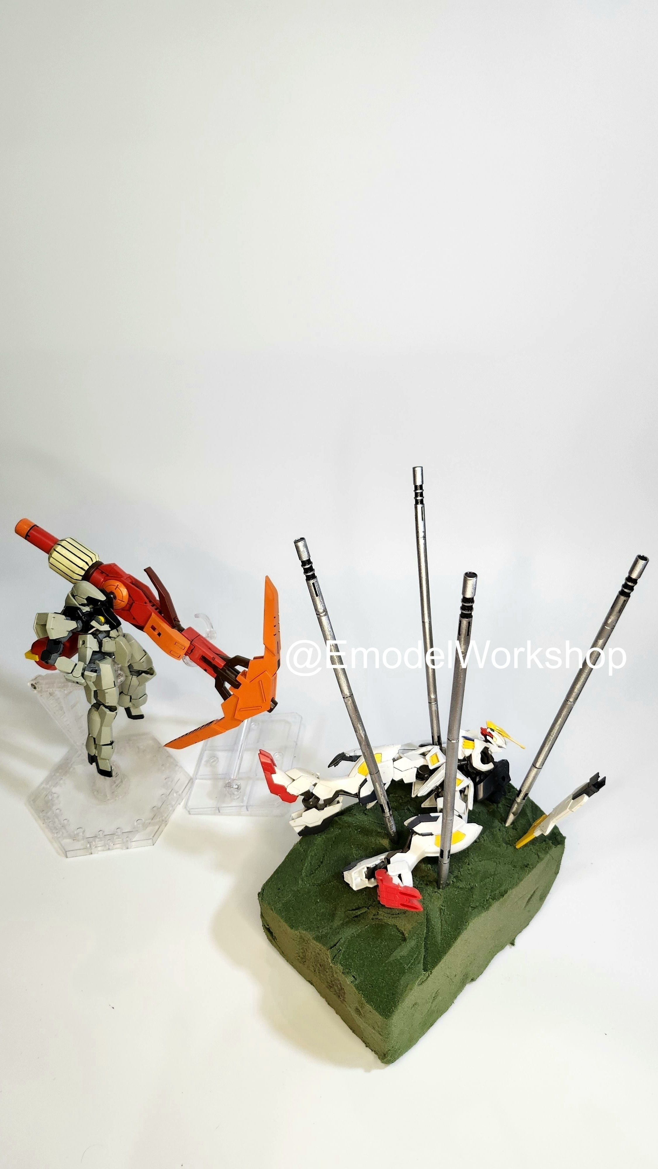 Dainsleif weapon from Gundam IBO for Graze or others HG kit 3D print model_26