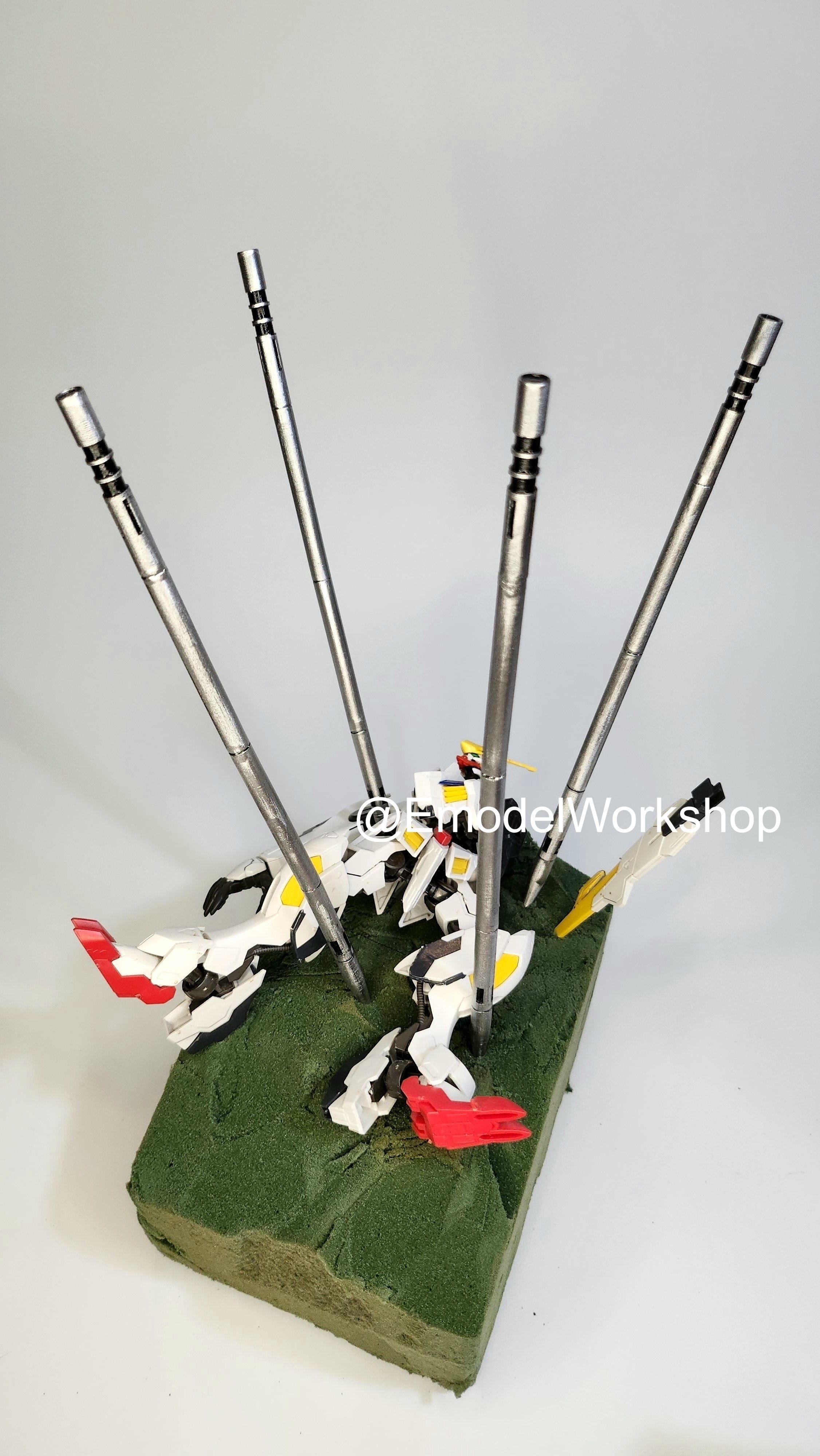 Dainsleif weapon from Gundam IBO for Graze or others HG kit 3D print model_25