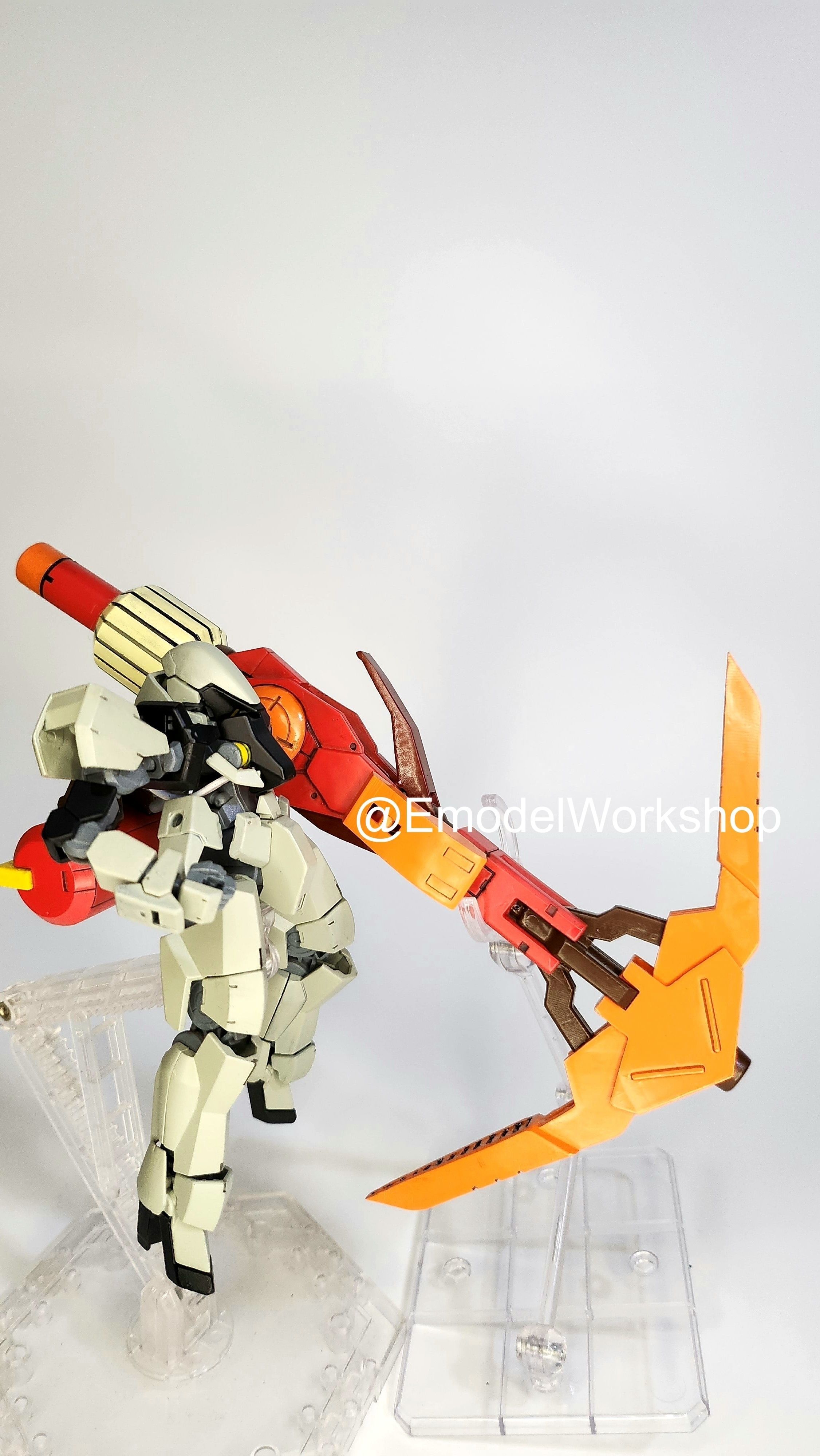 Dainsleif weapon from Gundam IBO for Graze or others HG kit 3D print model_22