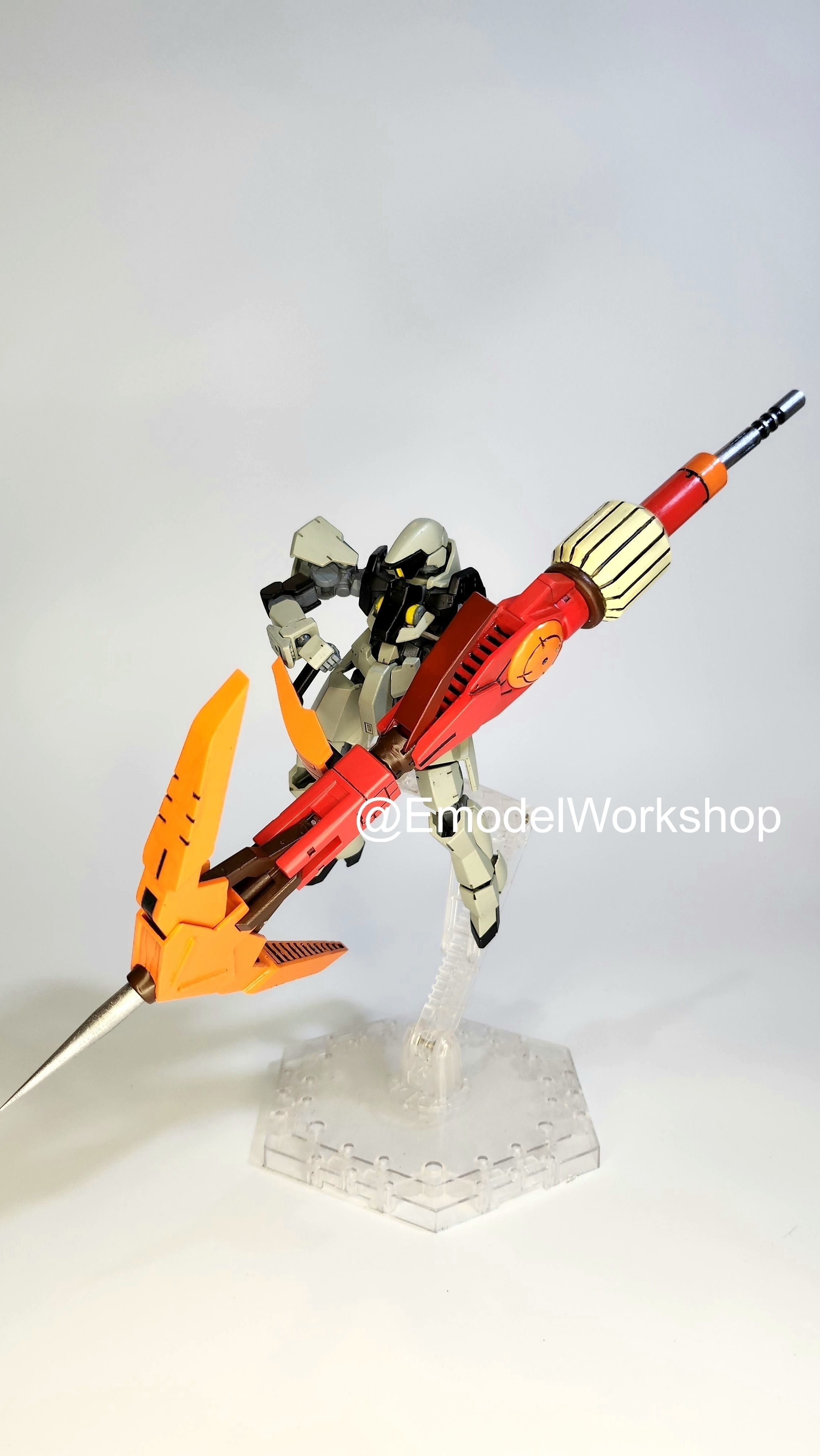 Dainsleif weapon from Gundam IBO for Graze or others HG kit 3D print model_19