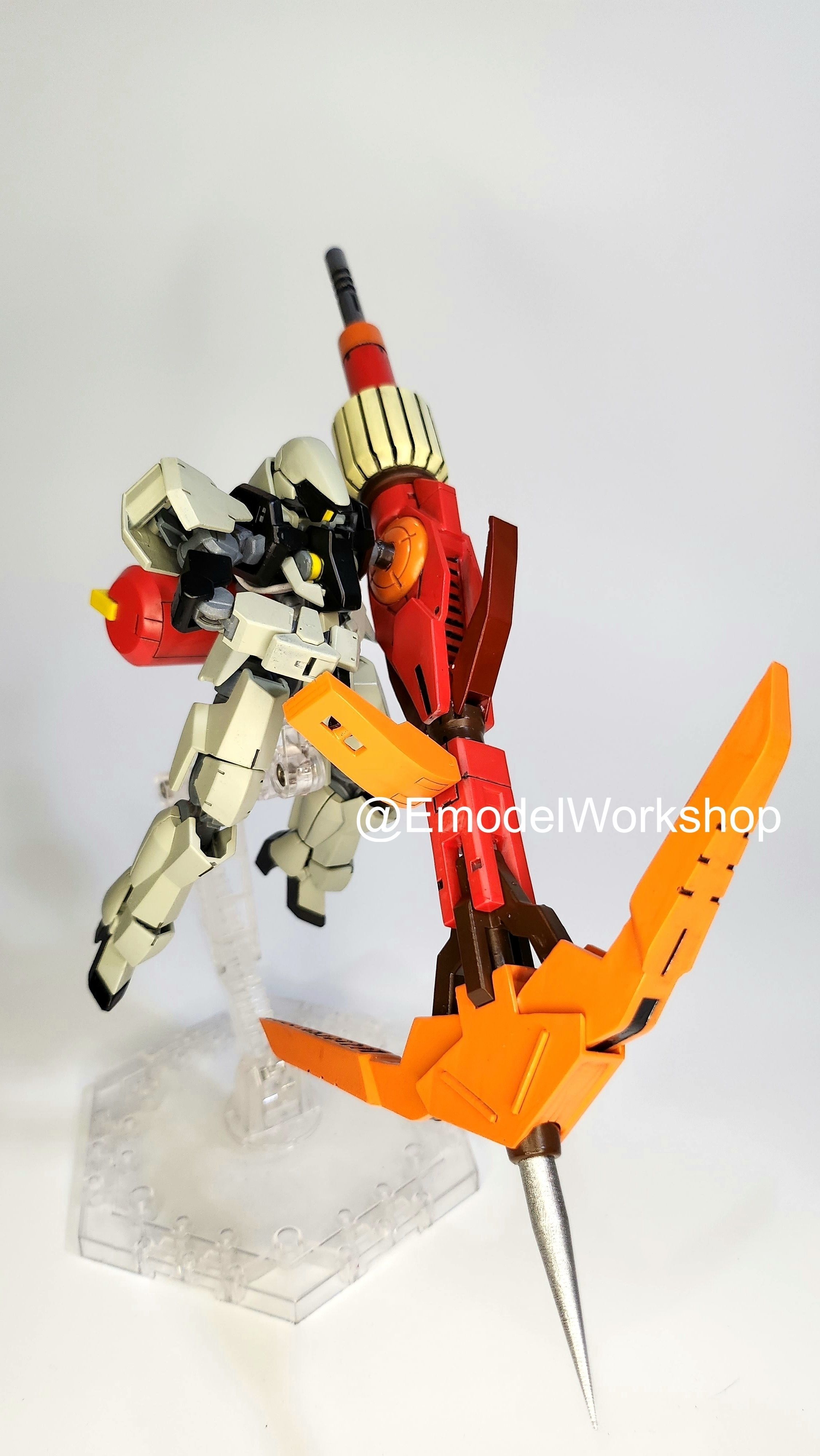 Dainsleif weapon from Gundam IBO for Graze or others HG kit 3D print model_17