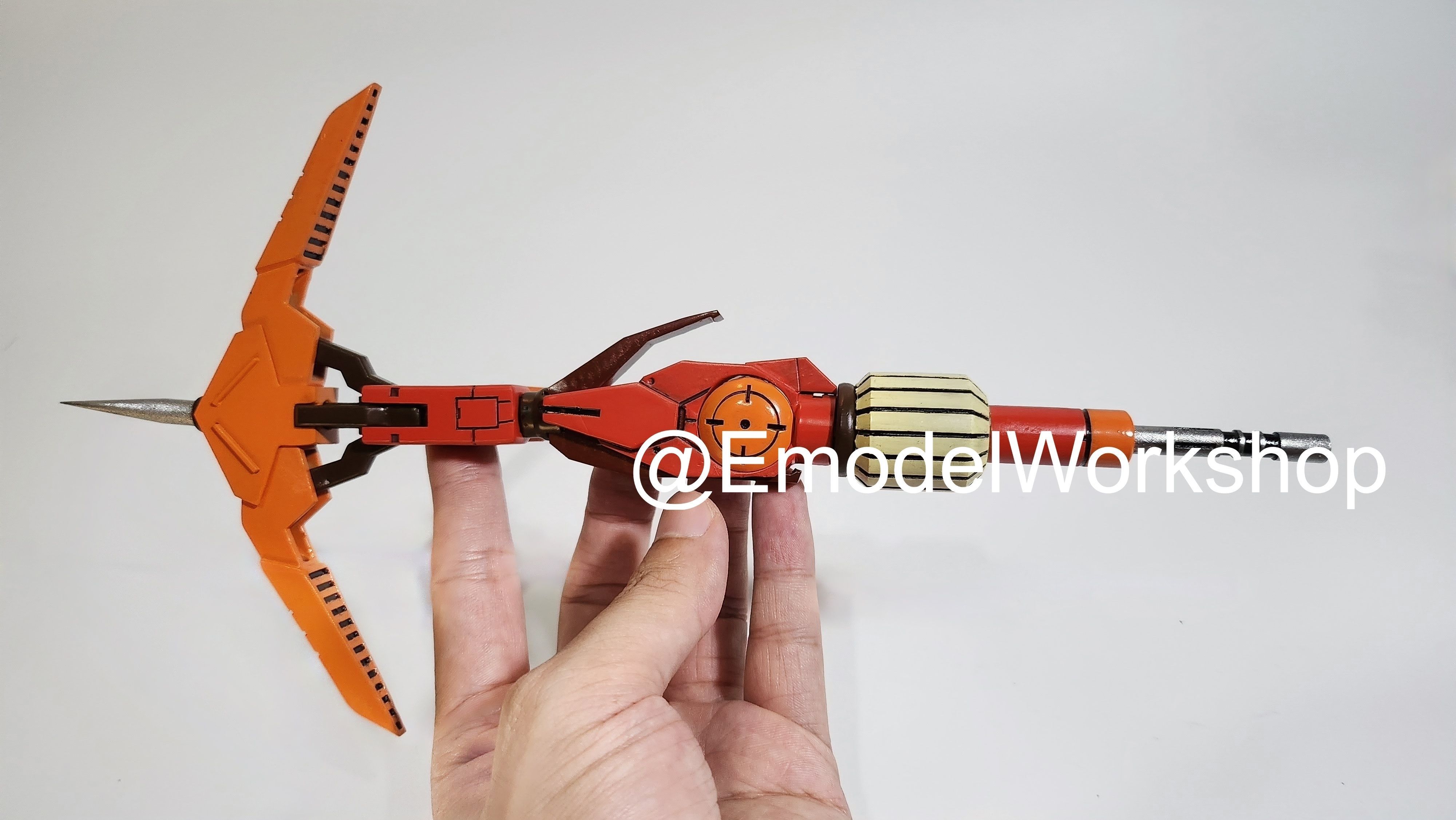 Dainsleif weapon from Gundam IBO for Graze or others HG kit 3D print model_2