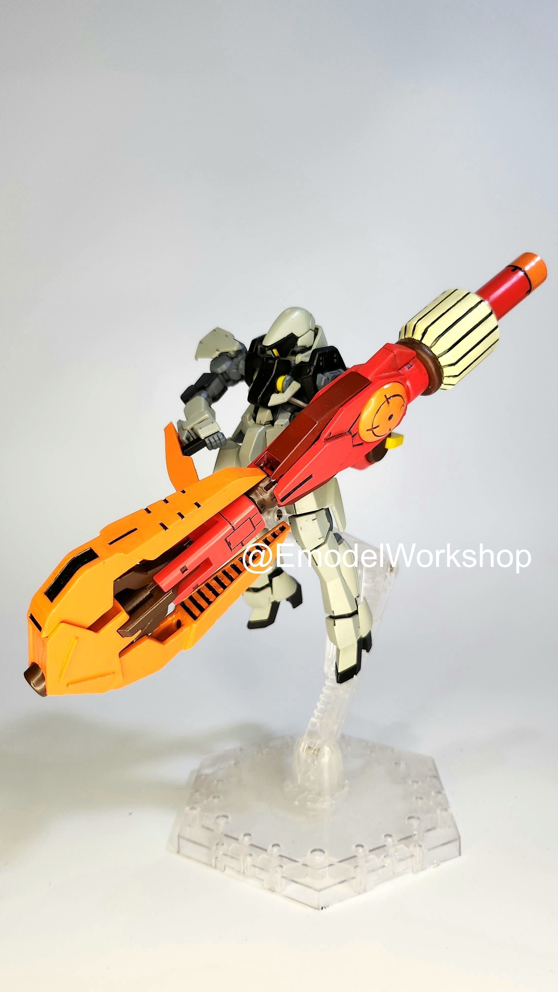 Dainsleif weapon from Gundam IBO for Graze or others HG kit 3D print model_11