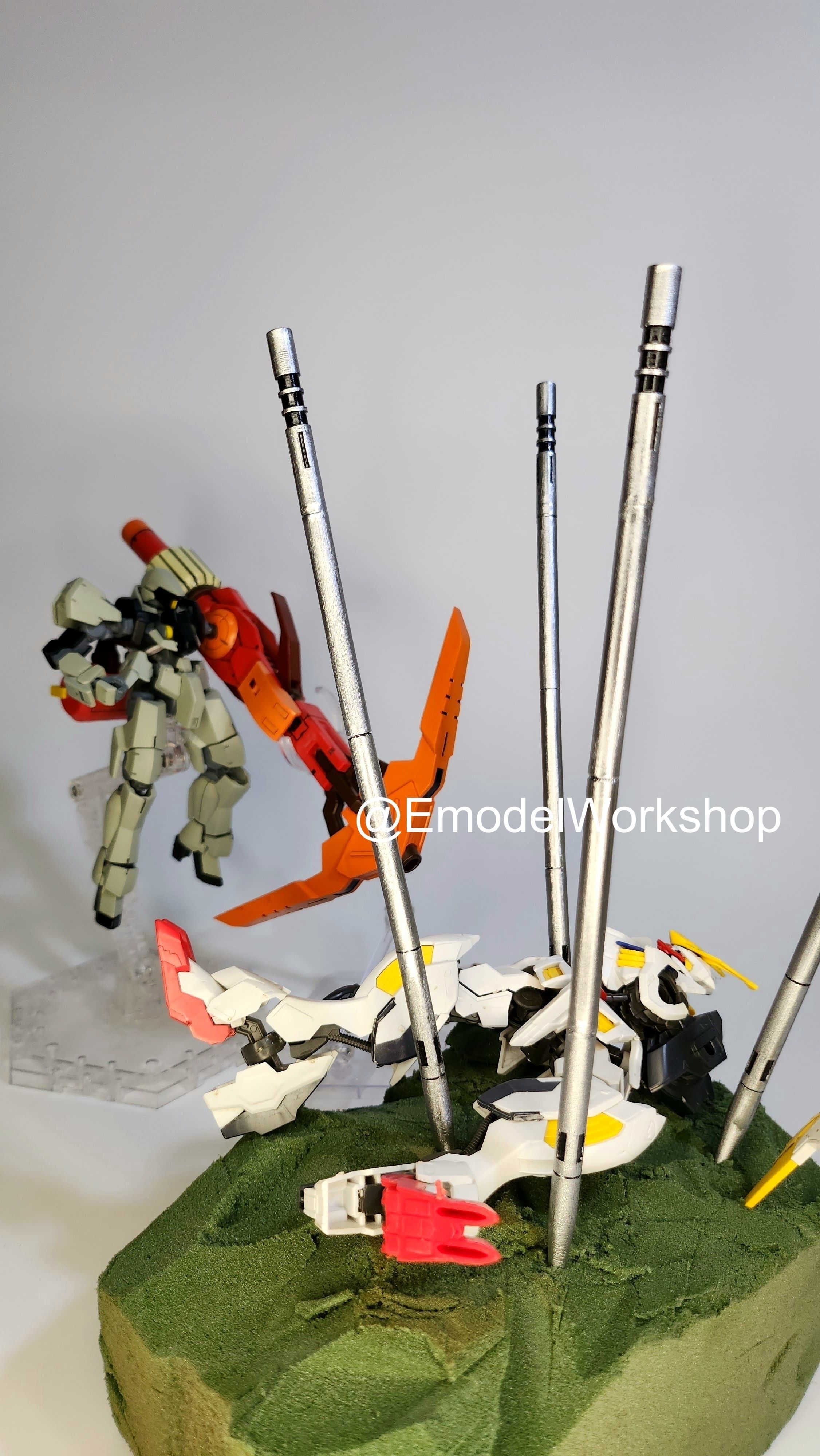 Dainsleif weapon from Gundam IBO for Graze or others HG kit 3D print model_27
