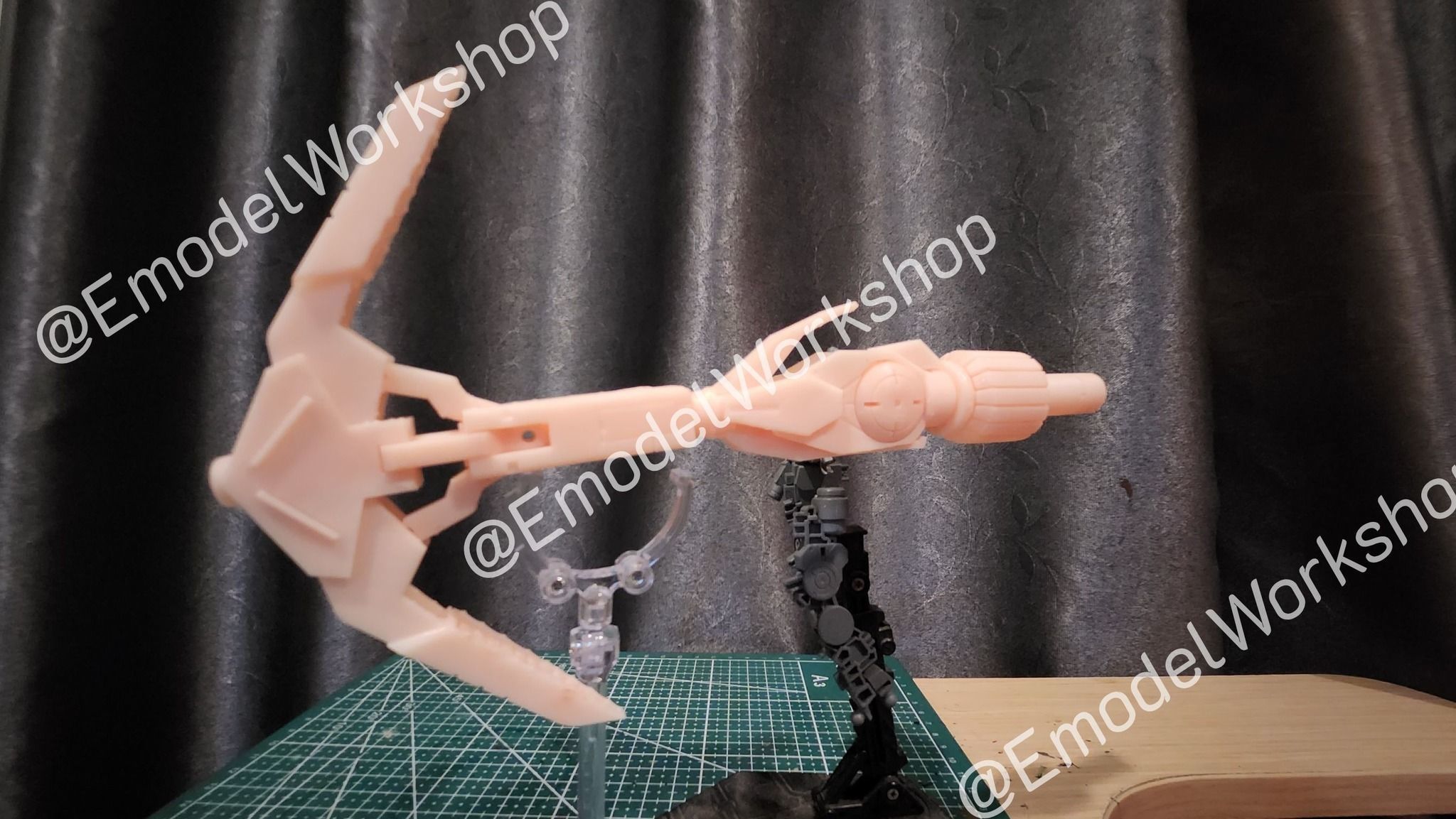 Dainsleif weapon from Gundam IBO for Graze or others HG kit 3D print model_35