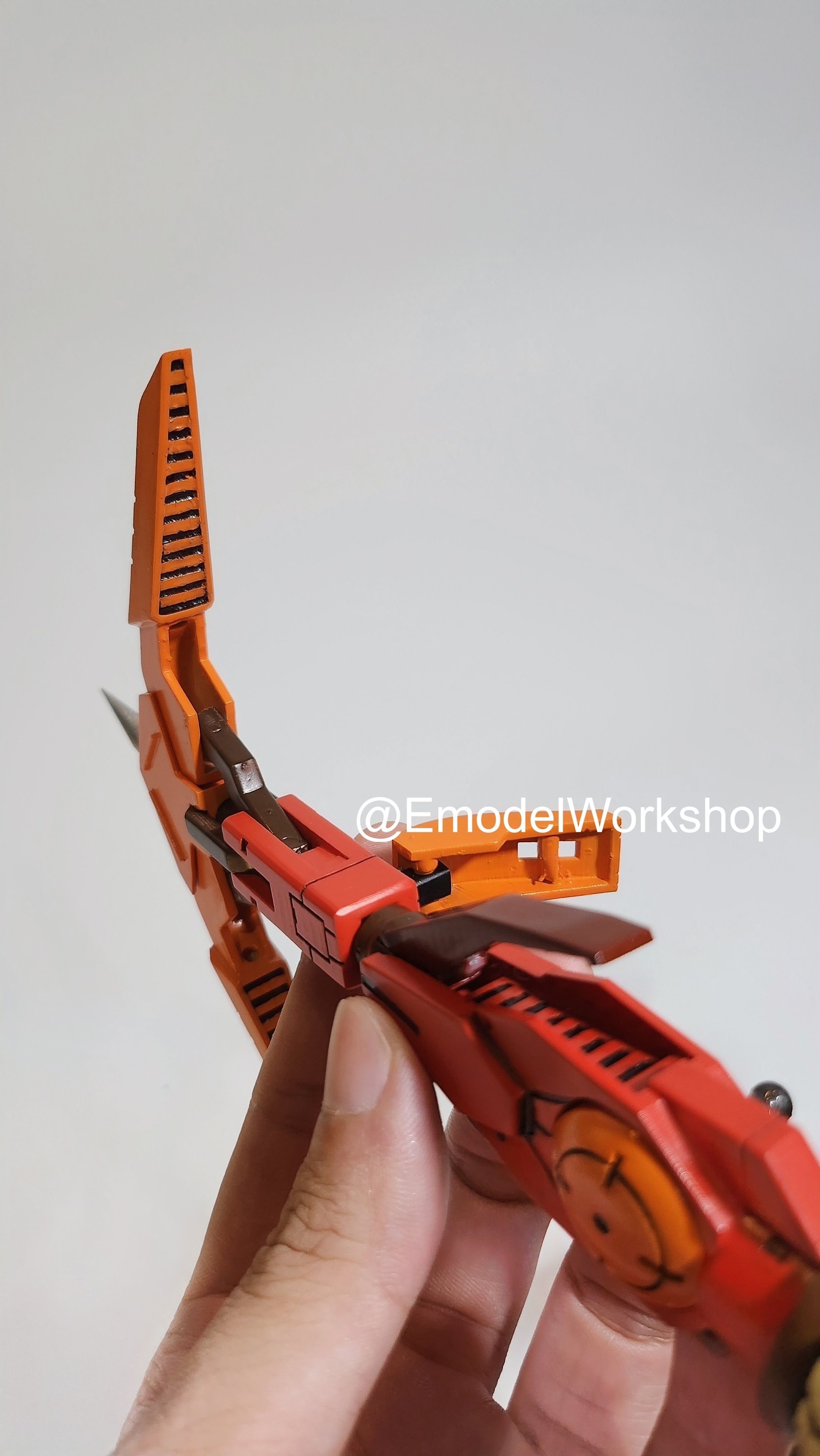 Dainsleif weapon from Gundam IBO for Graze or others HG kit 3D print model_3