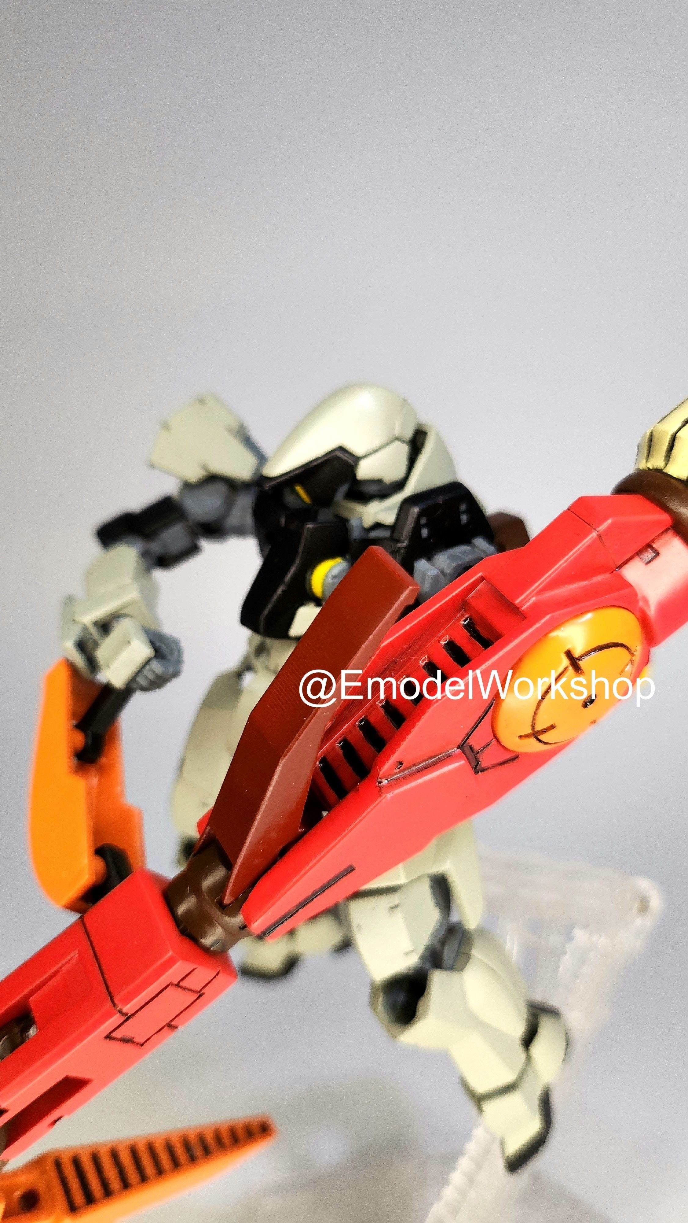 Dainsleif weapon from Gundam IBO for Graze or others HG kit 3D print model_20