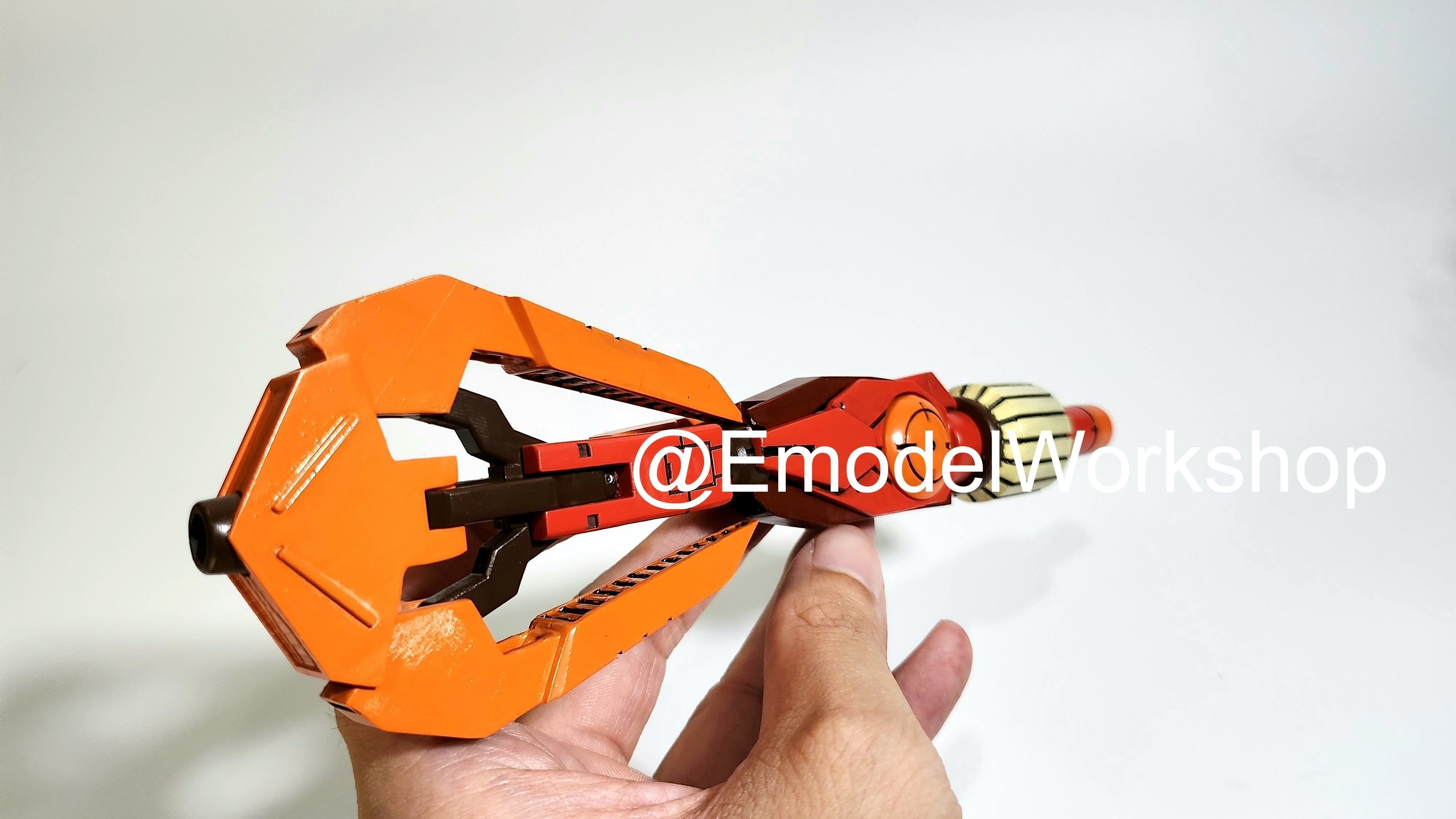 Dainsleif weapon from Gundam IBO for Graze or others HG kit 3D print model_6