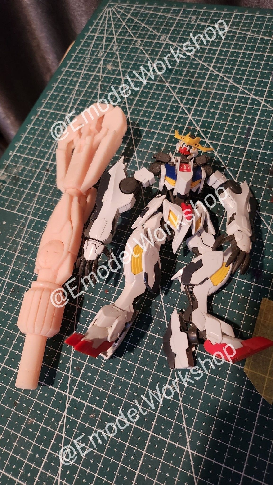Dainsleif weapon from Gundam IBO for Graze or others HG kit 3D print model_42