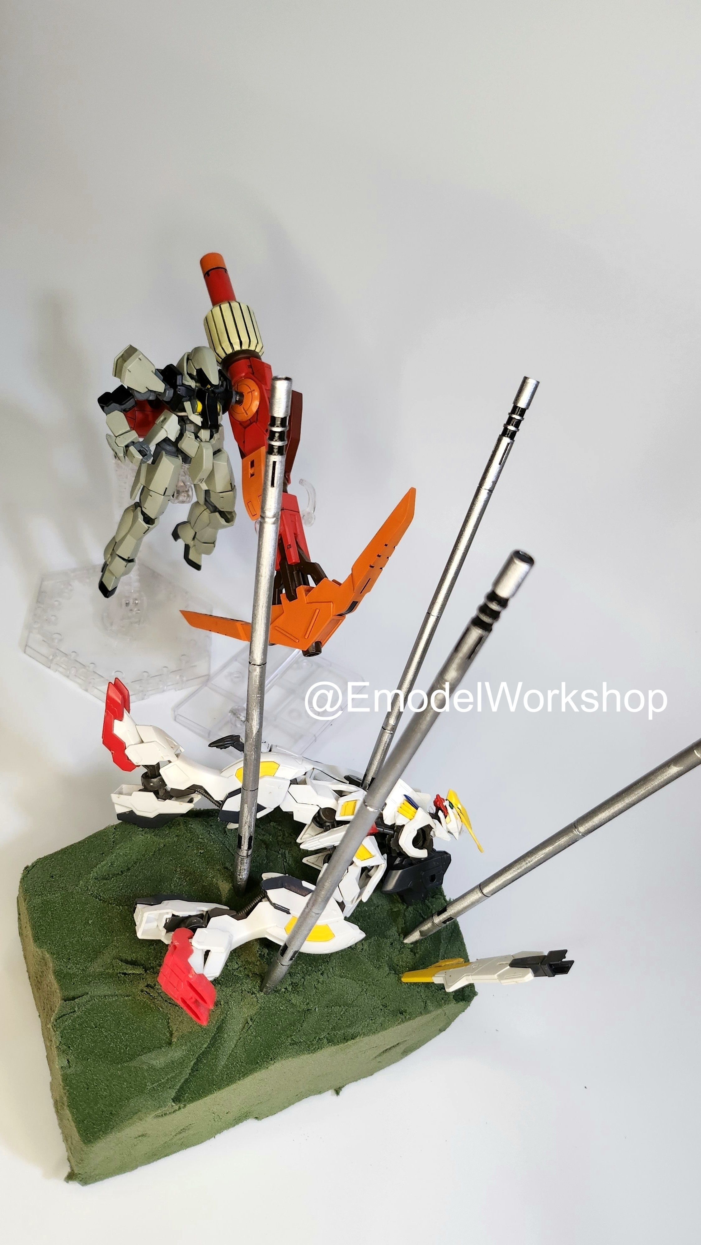 Dainsleif weapon from Gundam IBO for Graze or others HG kit 3D print model_28