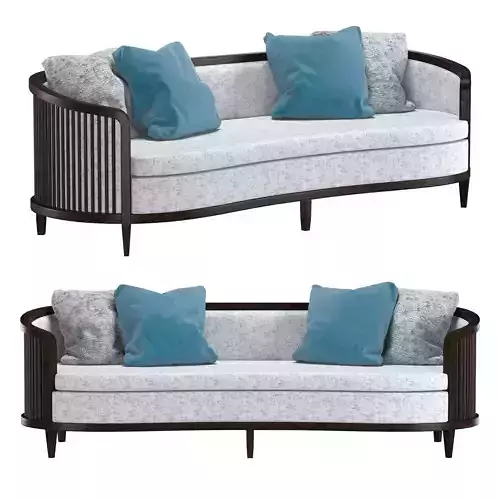 LARGO SOFA UPHOLSTERED BACK 3D model LARGO SOFA UPHOLSTERED BACK 3D model