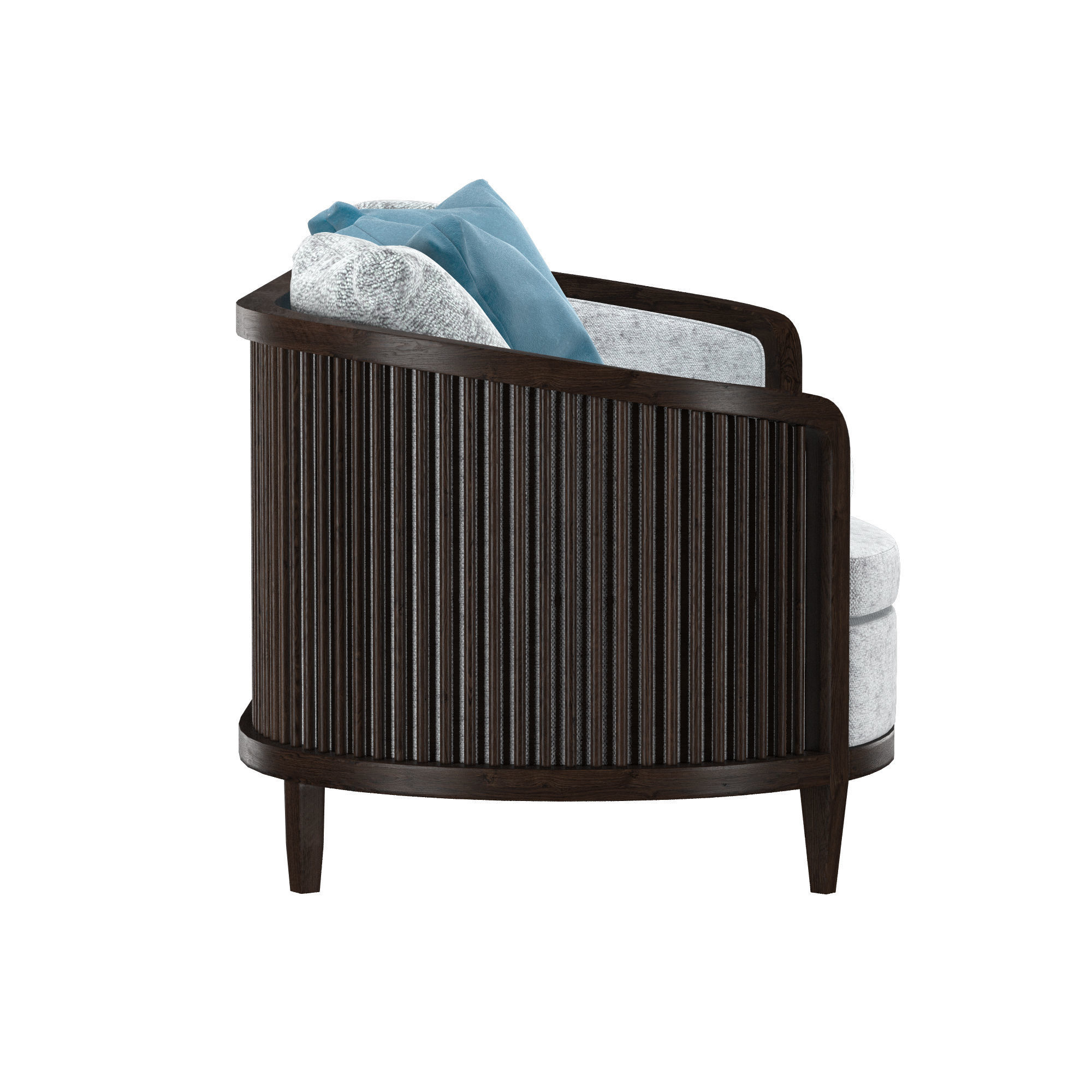 LARGO SOFA UPHOLSTERED BACK 3D model_4
