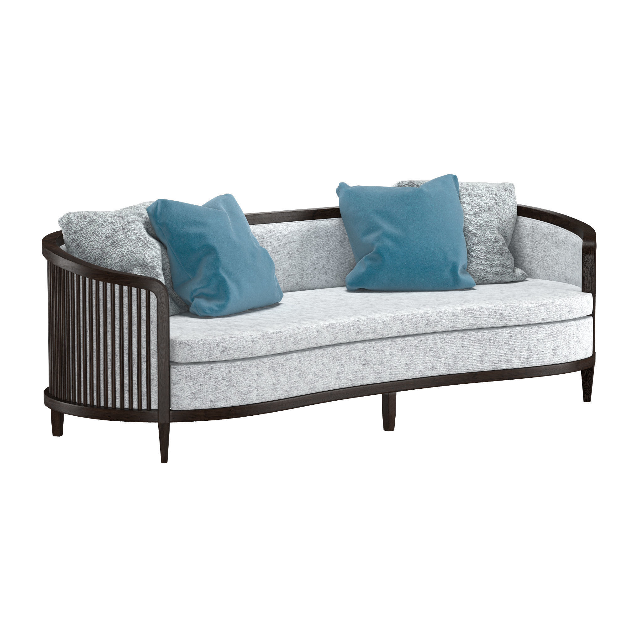 LARGO SOFA UPHOLSTERED BACK 3D model_1