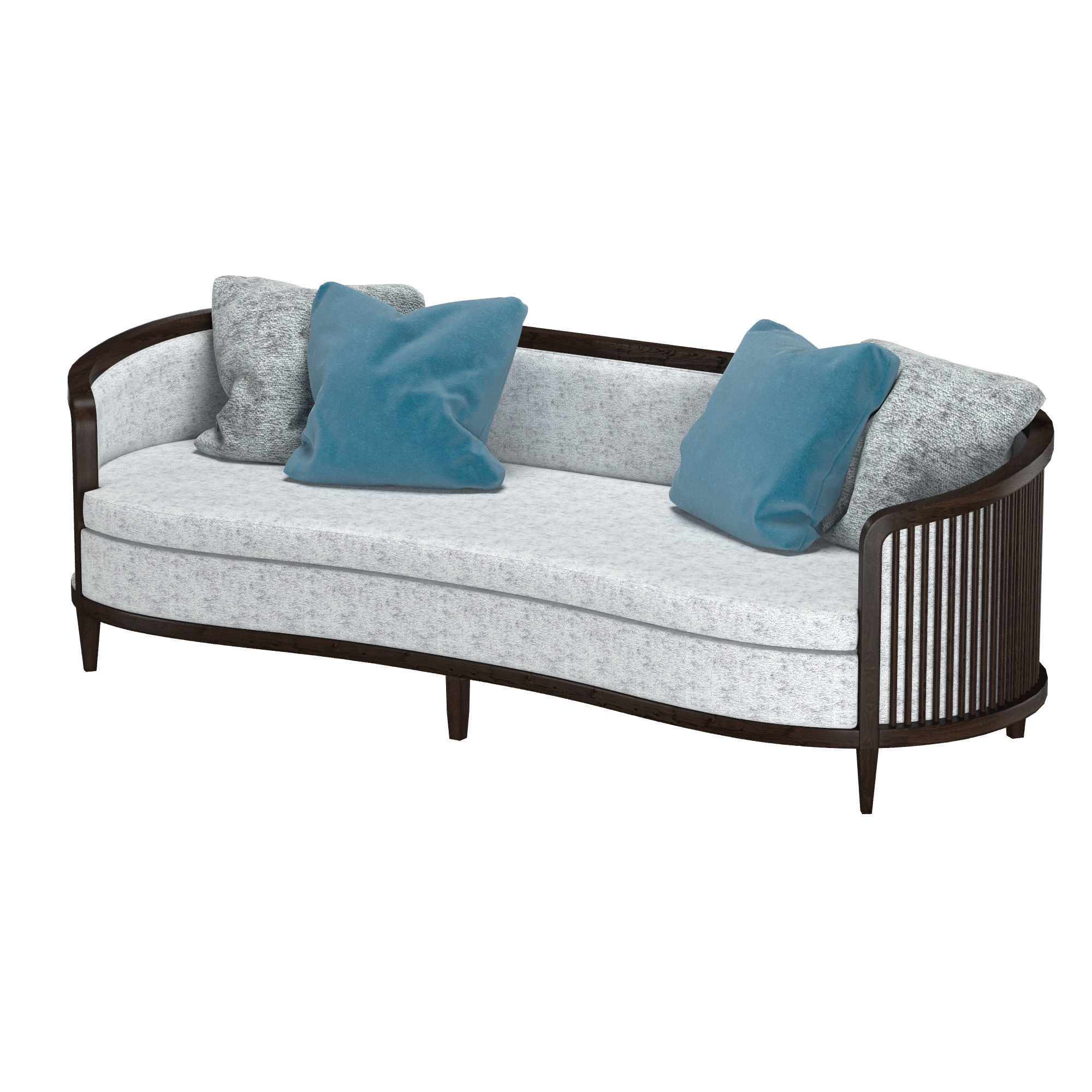 LARGO SOFA UPHOLSTERED BACK 3D model_3