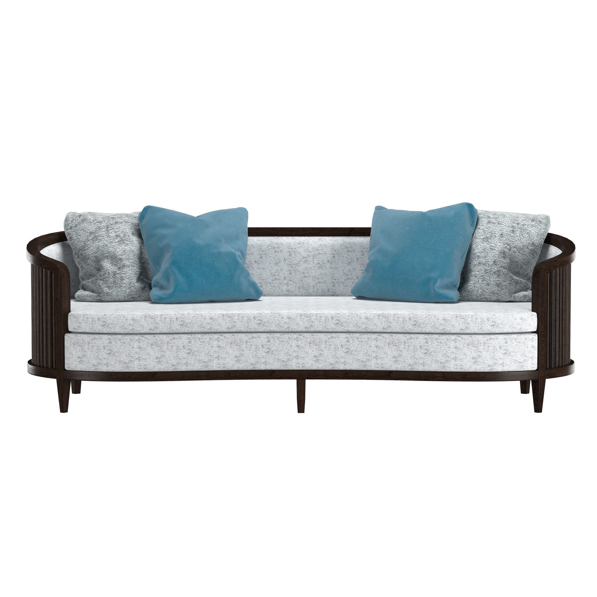 LARGO SOFA UPHOLSTERED BACK 3D model_2