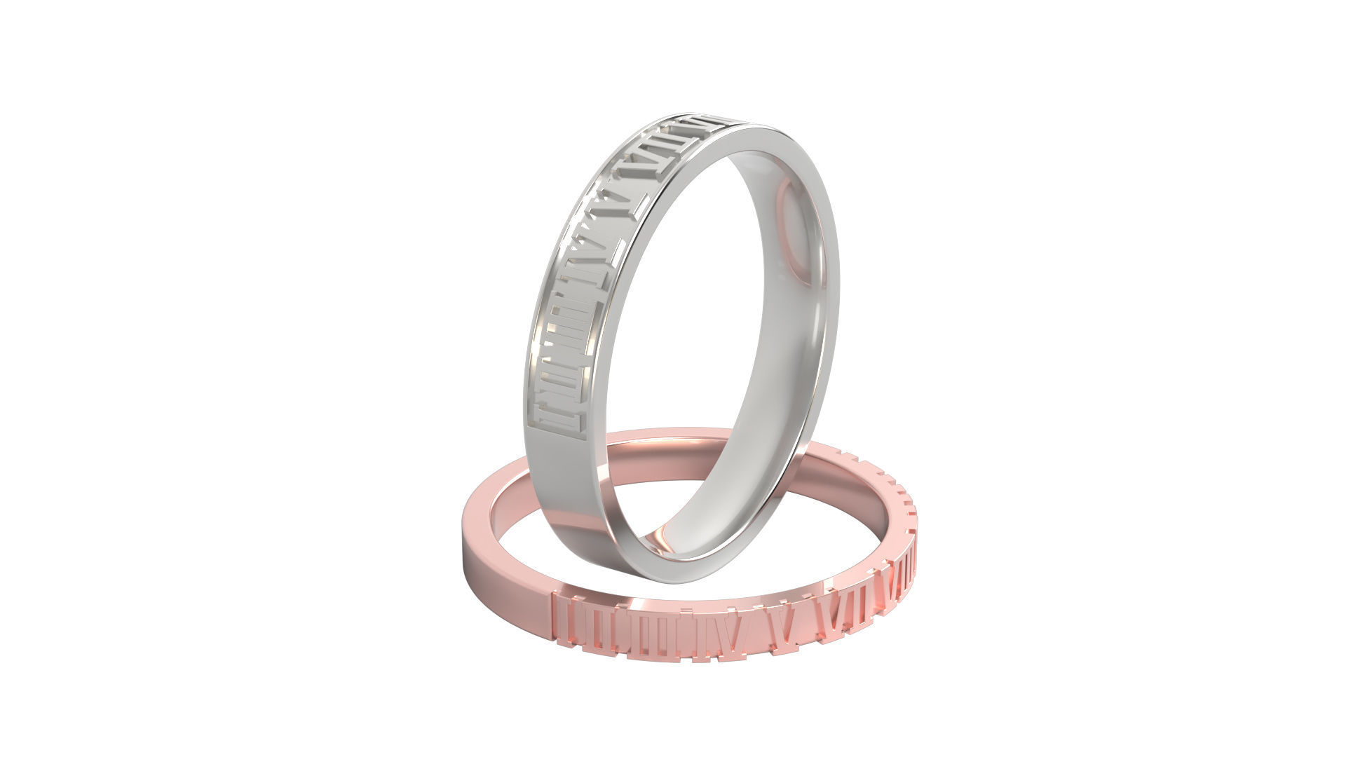 Ring N 12 Size 7  Two versions 3D print model_2