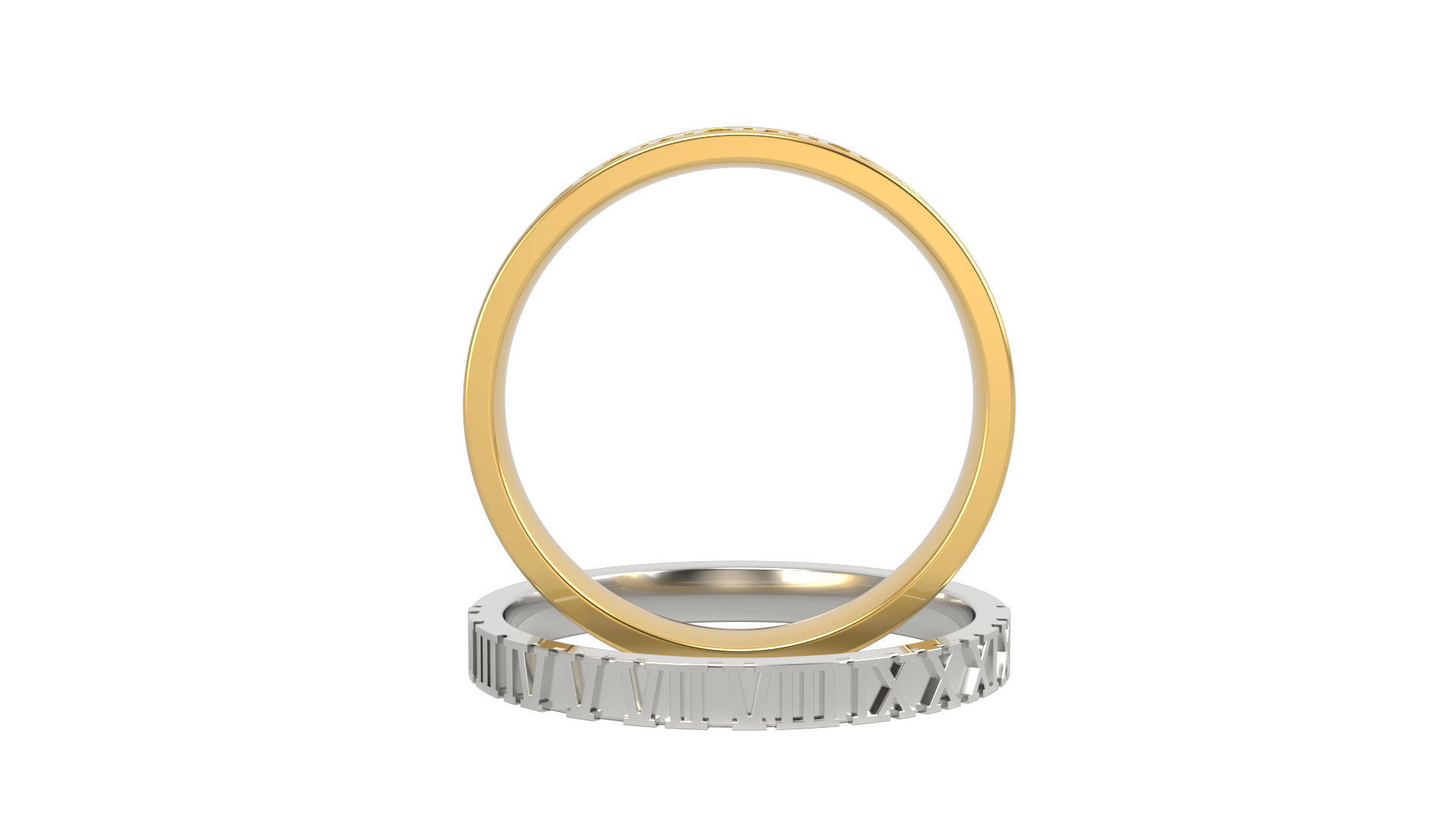 Ring N 12 Size 7  Two versions 3D print model_10