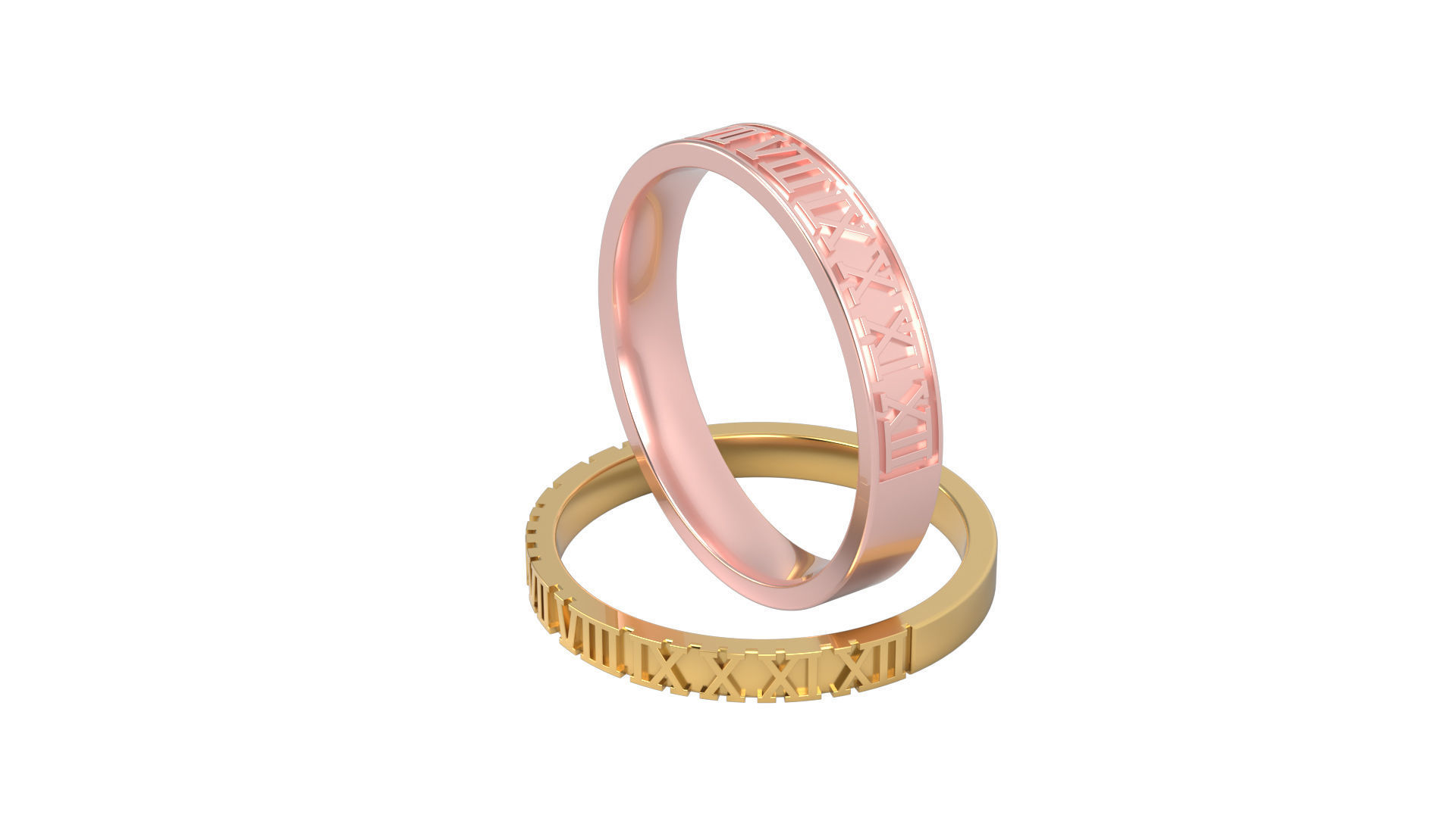 Ring N 12 Size 7  Two versions 3D print model_8