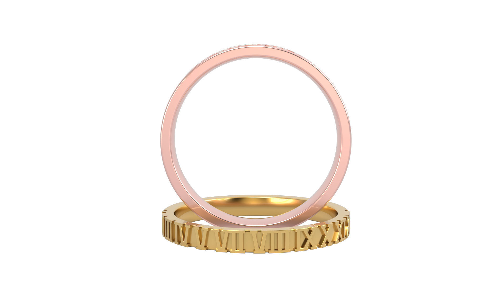 Ring N 12 Size 7  Two versions 3D print model_12