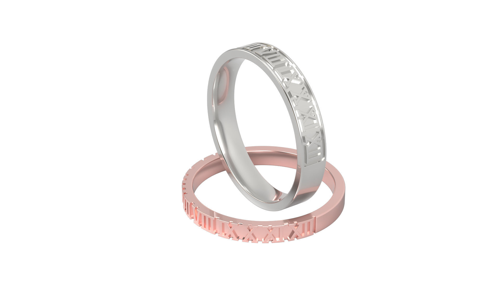 Ring N 12 Size 7  Two versions 3D print model_9