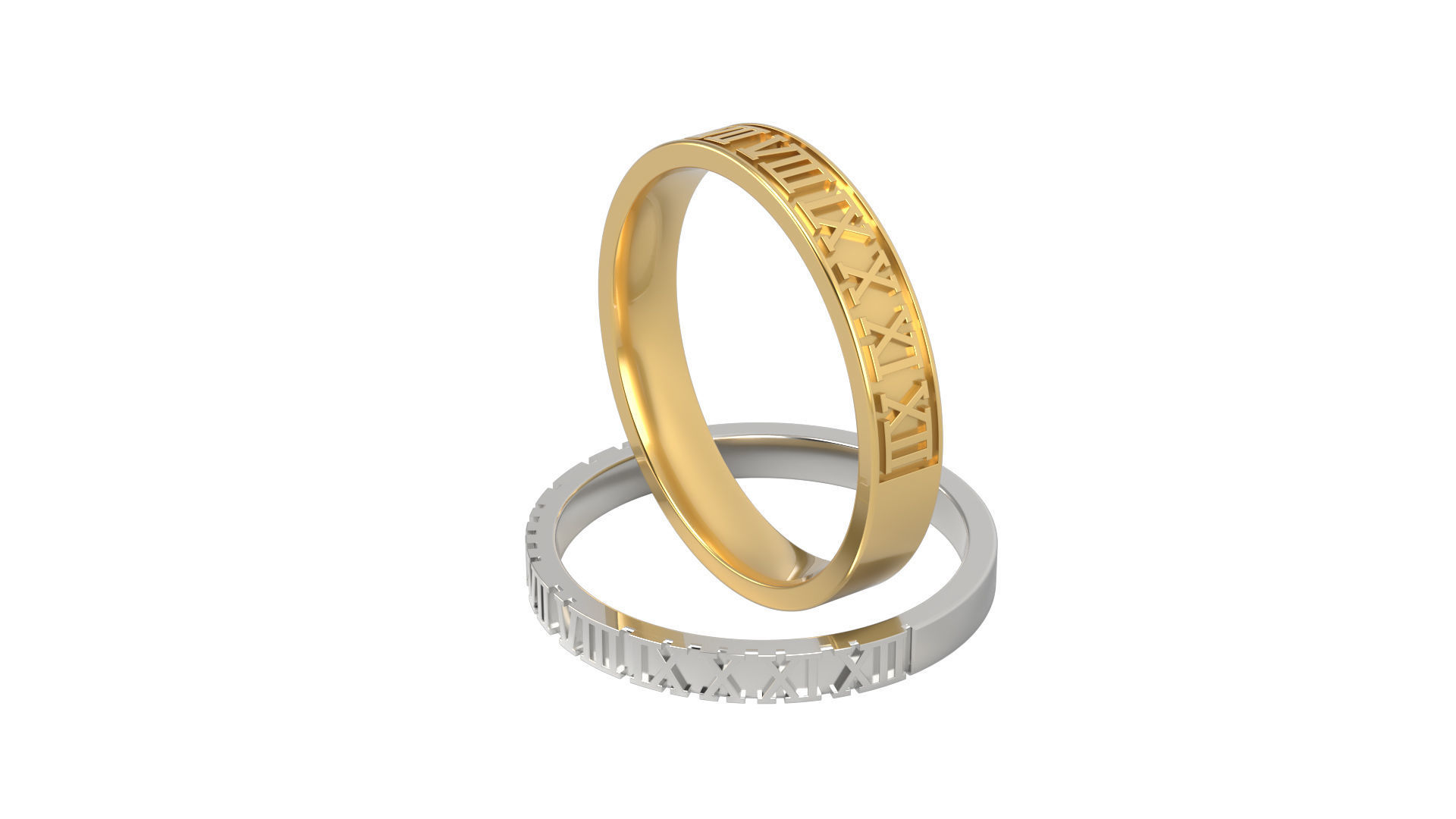 Ring N 12 Size 7  Two versions 3D print model_7