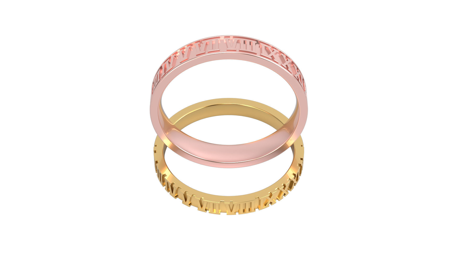 Ring N 12 Size 7  Two versions 3D print model_6