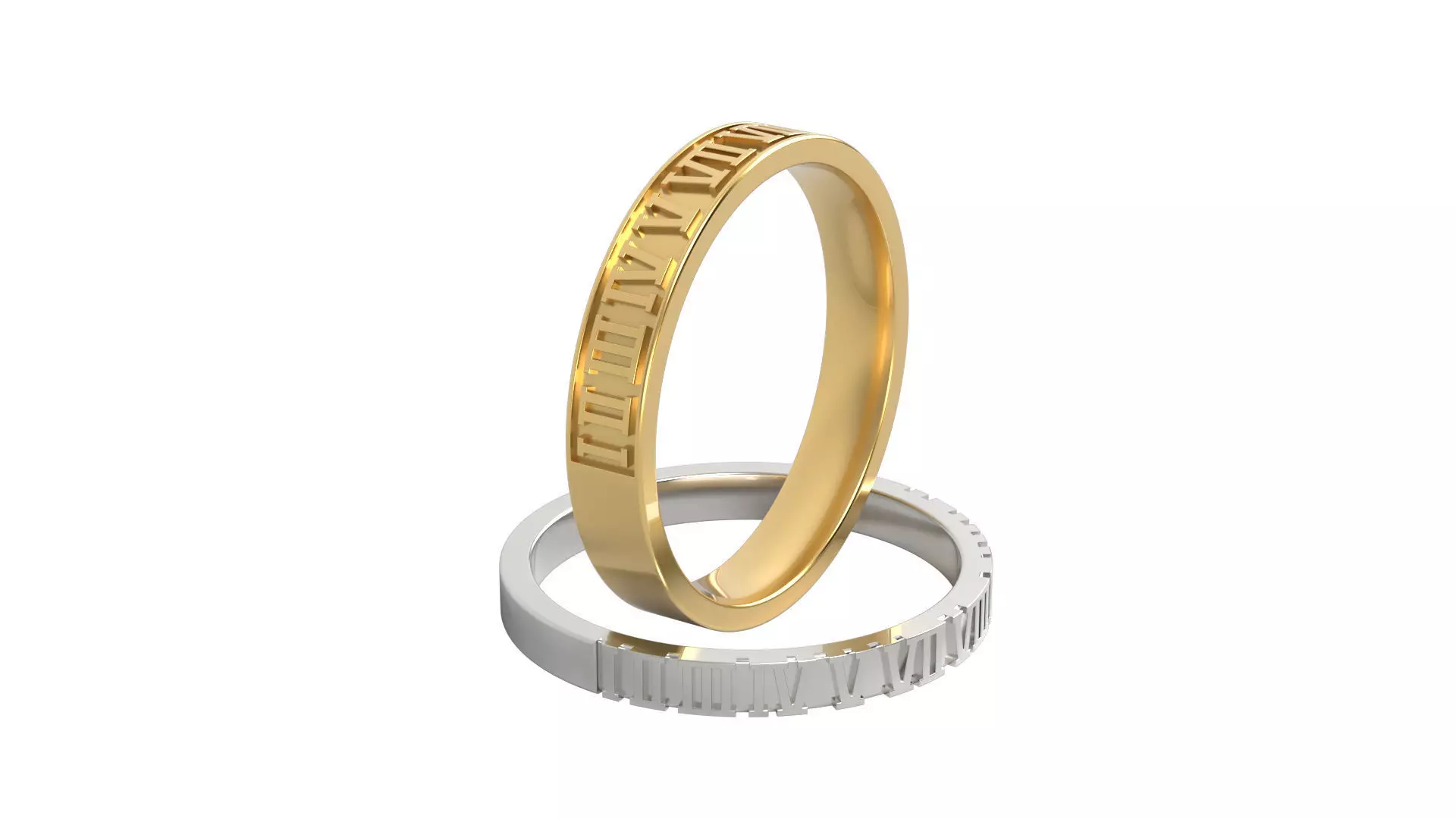 Ring N 12 Size 7  Two versions 3D print model_0